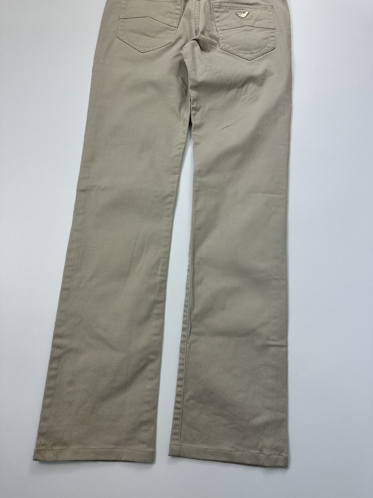 Giorgio Armani Armani Jeans Skinny Jeans Men's 27 Size Beige Metal Logo Size US 27 - 12 Thumbnail