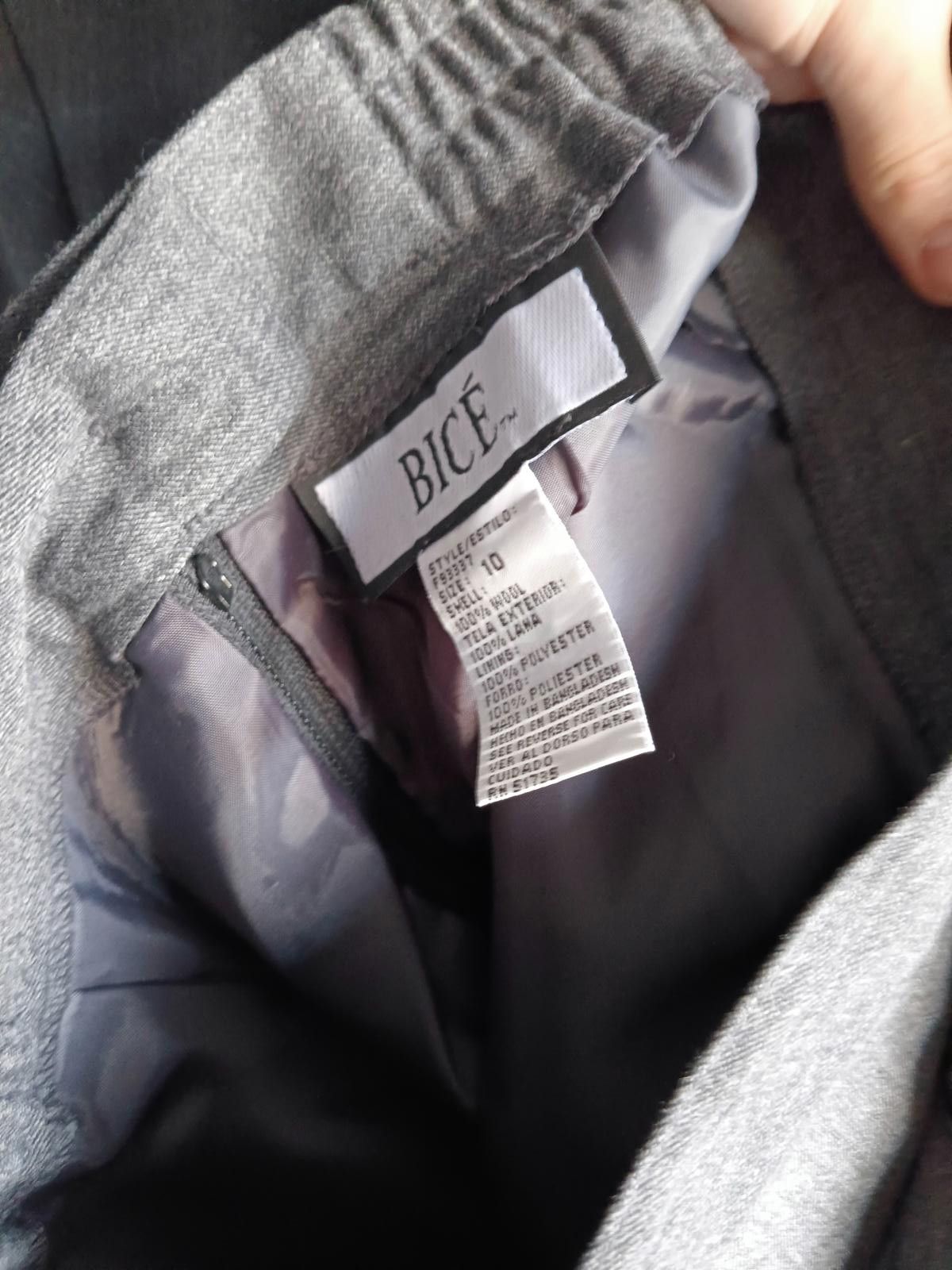 Designer BICE Women's Gray Suit Set - Size 10 Size L / US 10 / IT 46 - 4 Thumbnail