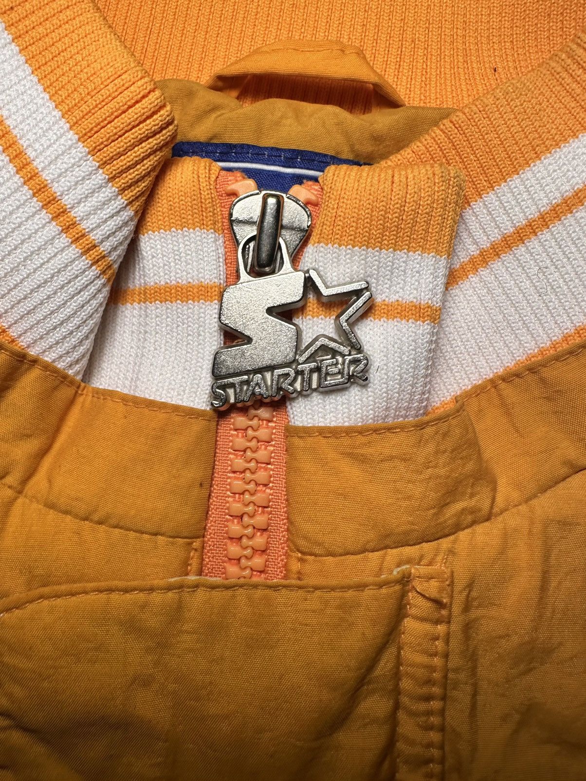 NCAA × Starter × Vintage Vintage 1/4 Zip Tennessee Volunteers Starter Jacket Size US XXL / EU 58 / 5 - 3 Thumbnail