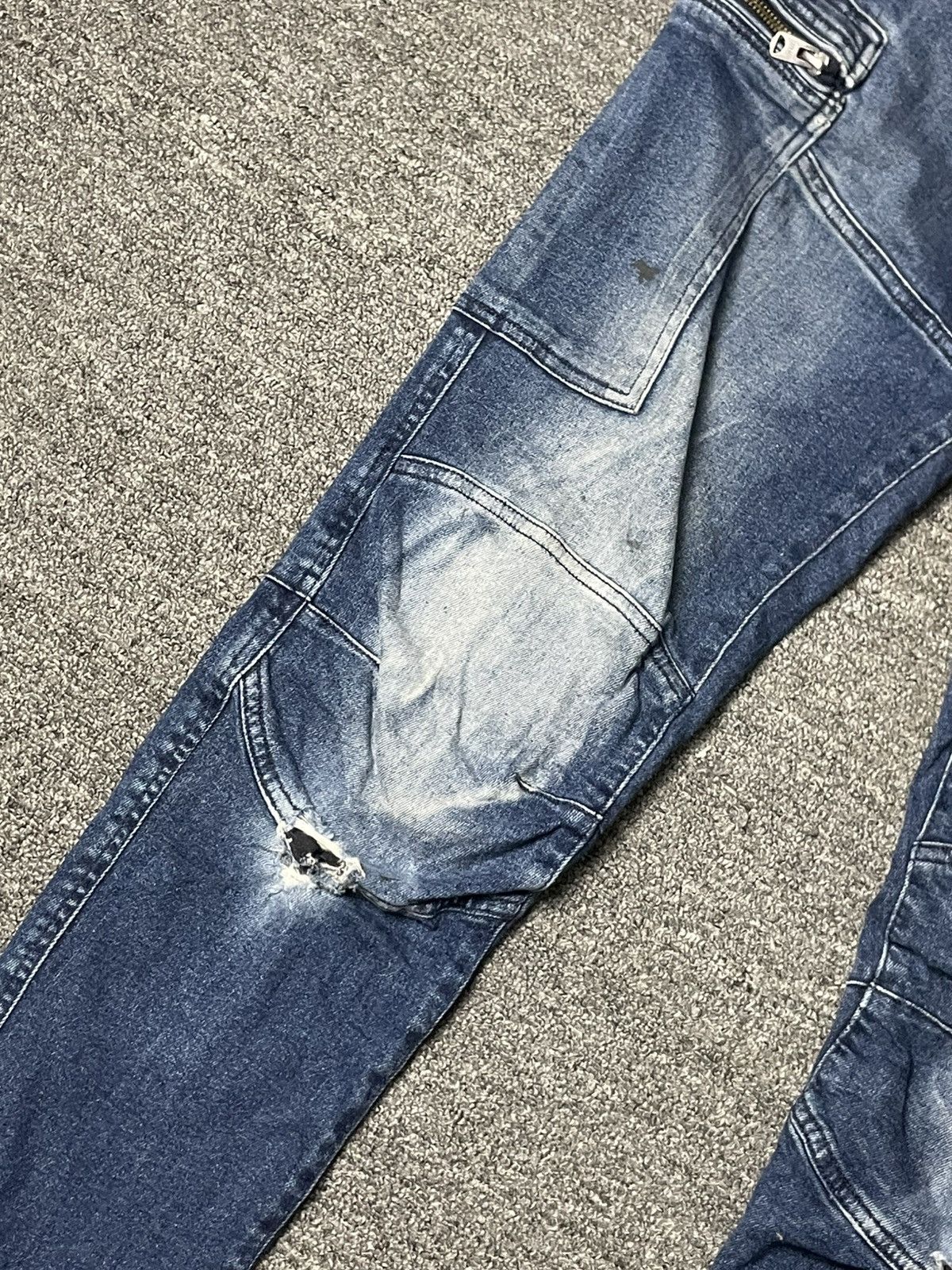 Japanese Brand × Vintage Japanese Brand Frontier Multi pocket Cargo Jeans(83) Size US 32 / EU 48 - 3 Thumbnail
