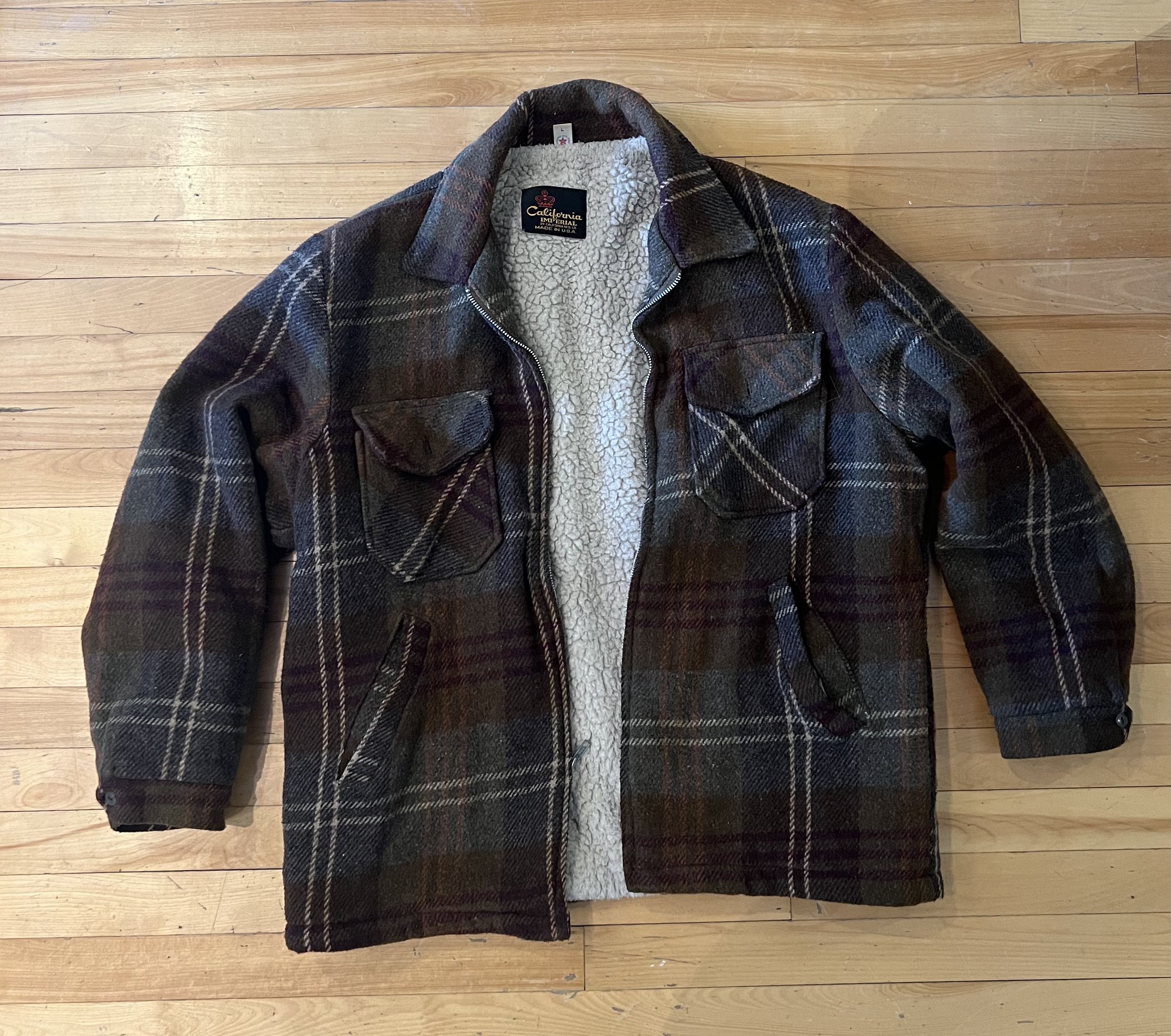 Imperial Vintage California Imperial Wool Flannel Jacket Size US L / EU 52-54 / 3 - 1 Thumbnail