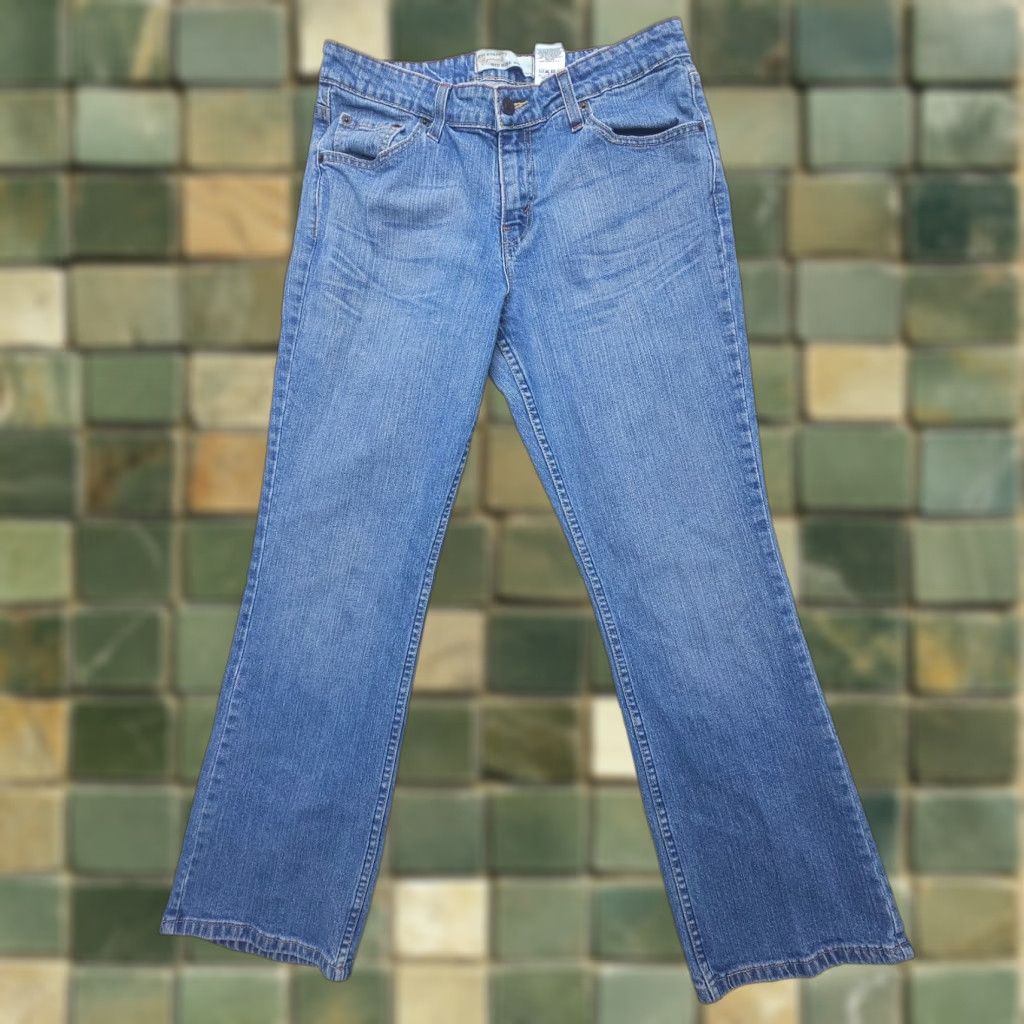Levi's Levi's Jeans 10 Blue 2000s Y2K Signature Misses Mid Bootcut Denim 5-Pocket Women Flex Comfort Stretch Size 32" / US 10 / IT 46 - 1 Thumbnail