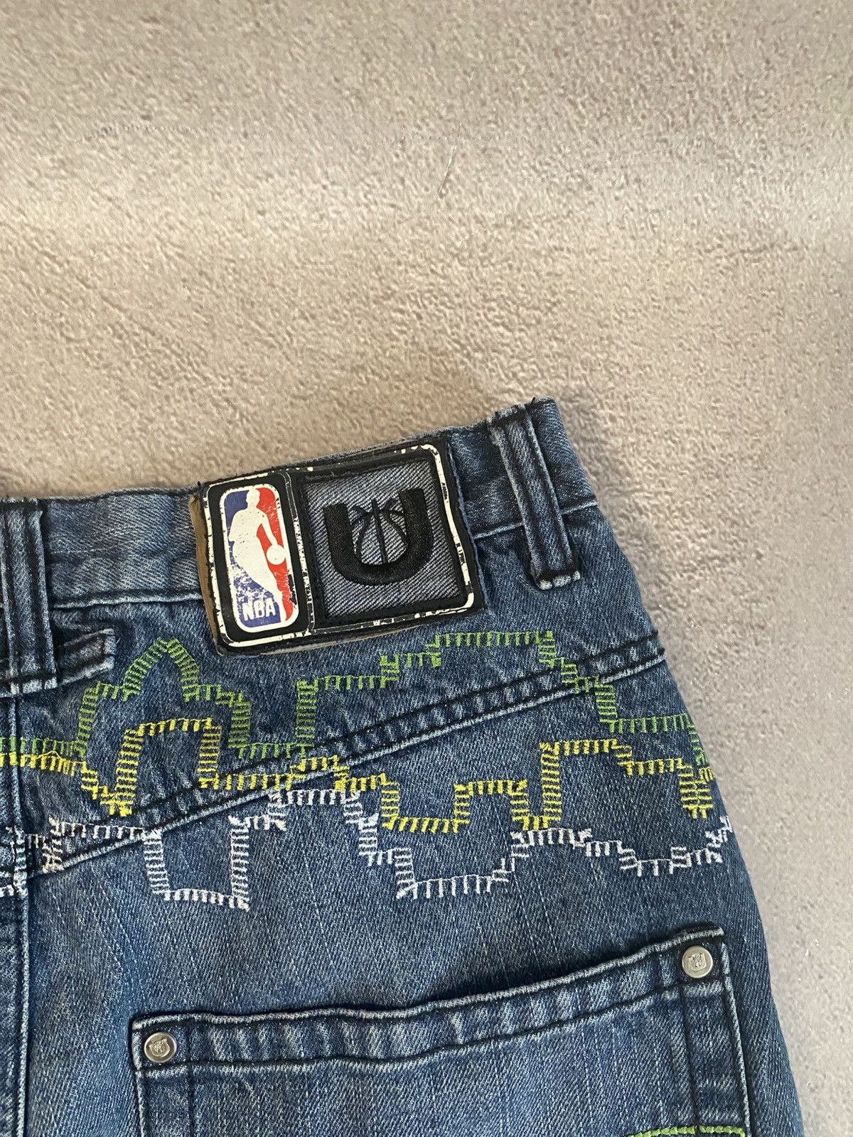 Vintage NBA Celtics Japanese pants If Six Was Nine style y2k jeans Size US 30 / EU 46 - 7 Thumbnail