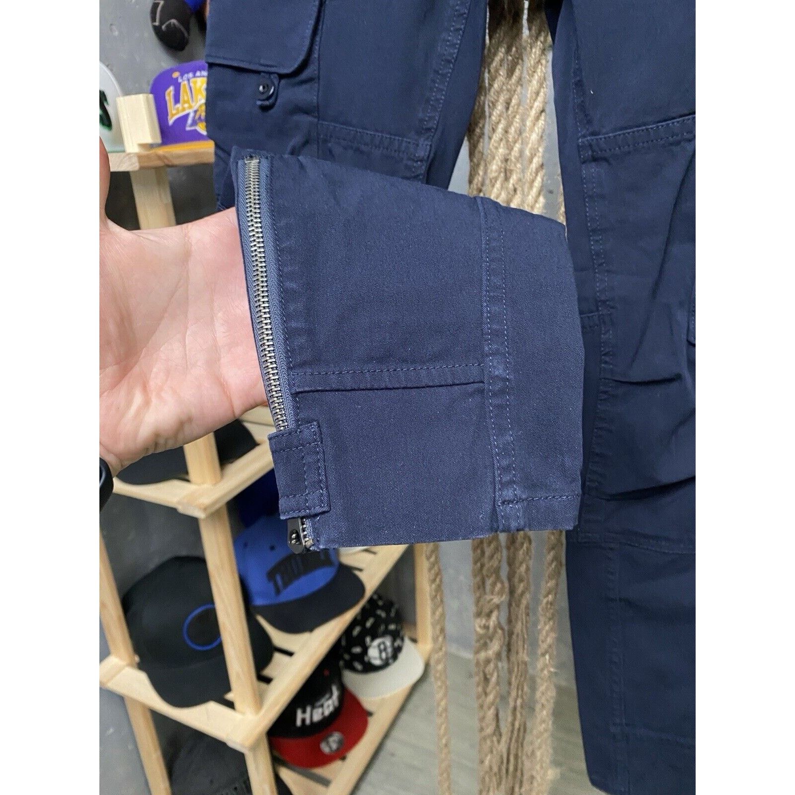 Ralph Lauren Vintage Ralph Lauren Cargo Pants Women Blue Pockets Size 4 Size 27" / US 4 / IT 40 - 9 Thumbnail