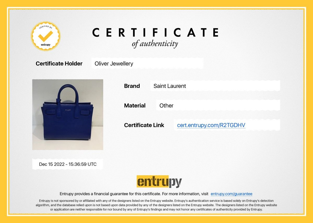 Saint Laurent Paris SAINT LAURENT Blue Leather Bag Size ONE SIZE - 13 Thumbnail