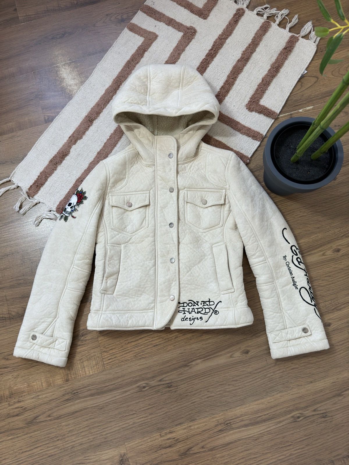 Ed Hardy Fur Jacket | Grailed