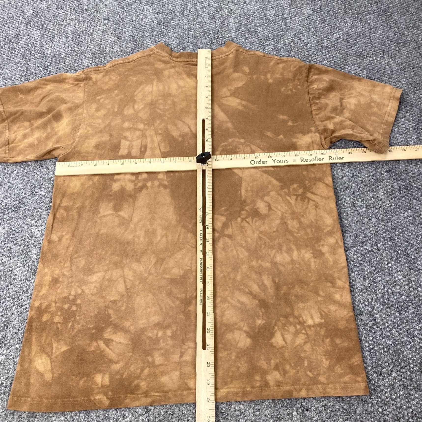 The Mountain VINTAGE The Mountain Shirt Mens Large Brown Tie Dye Steam Train Locomotive 90s Graphic Crew Neck Cotton T-Shirt Mens Size US L / EU 52-54 / 3 - 5 Thumbnail