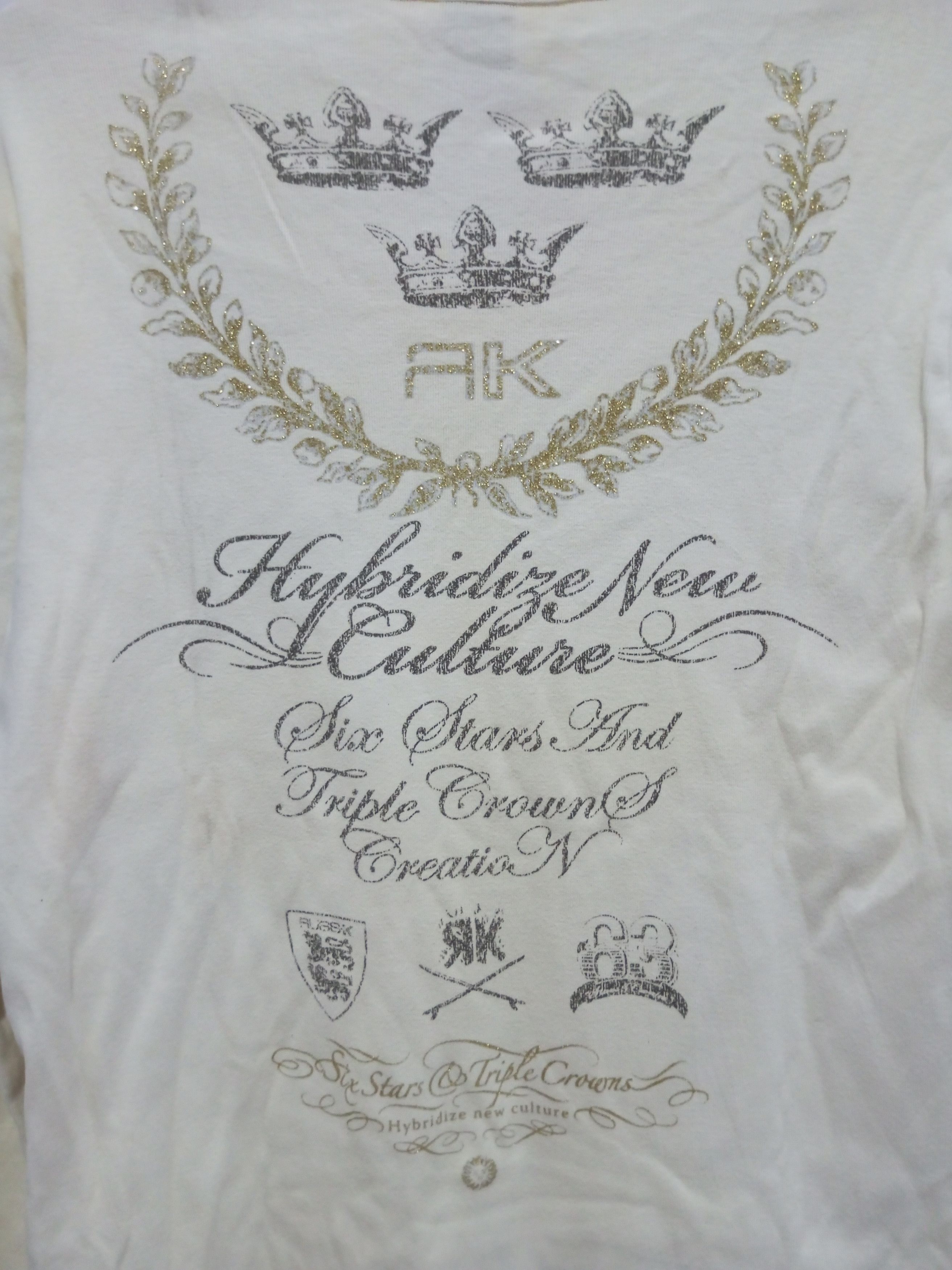 Hysteric Glamour Vintage Russ. K hybridize new culture patch poem long sleeve Size US M / EU 48-50 / 2 - 5 Thumbnail