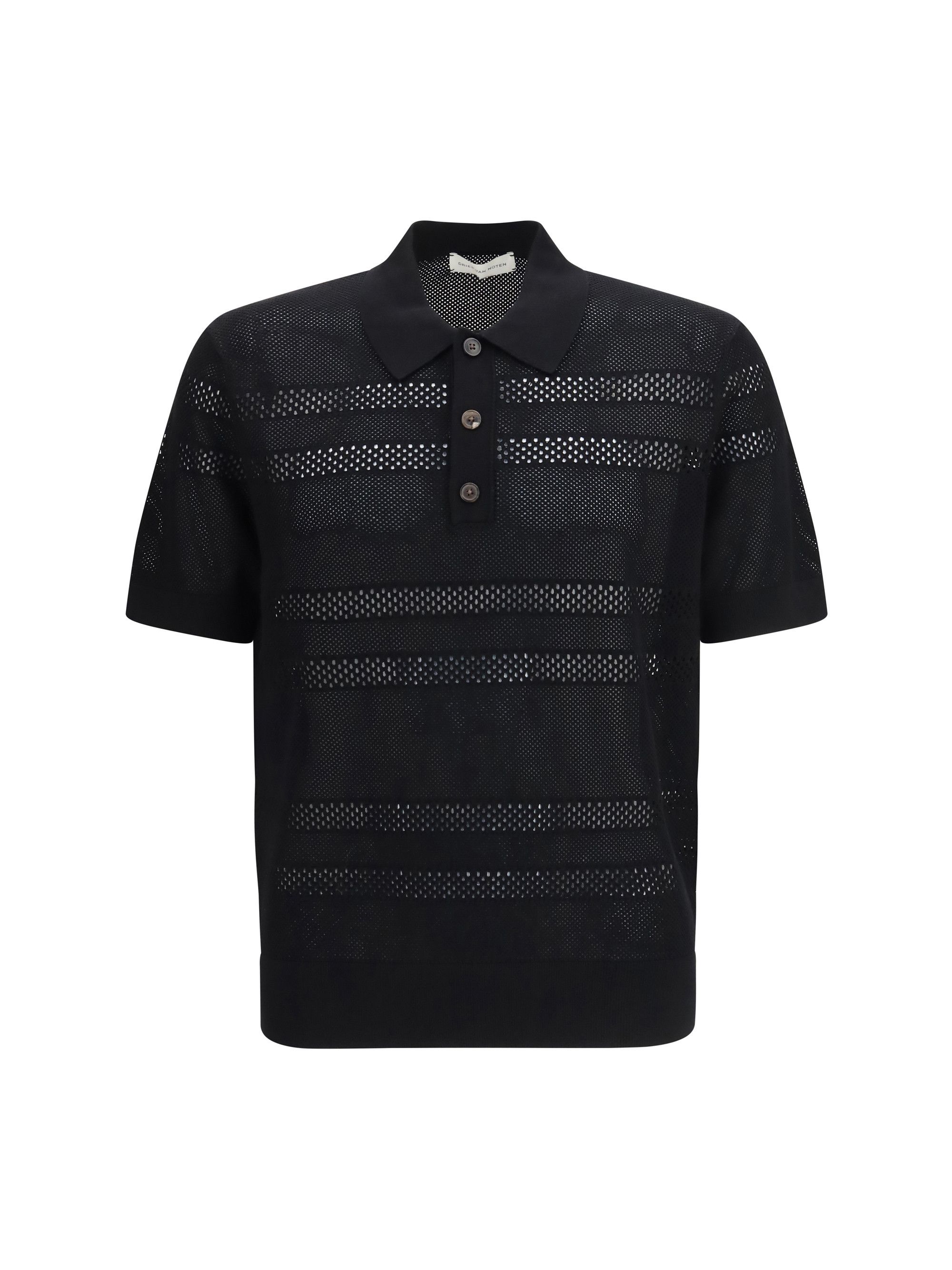 Dries Van Noten Mesh Polo Shirt Size US M / EU 48-50 / 2 - 1 Thumbnail
