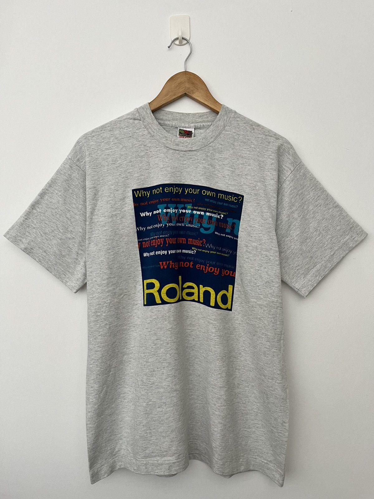Vintage Vintage Roland Music Instruments T shirt Size US L / EU 52-54 / 3 - 1 Thumbnail
