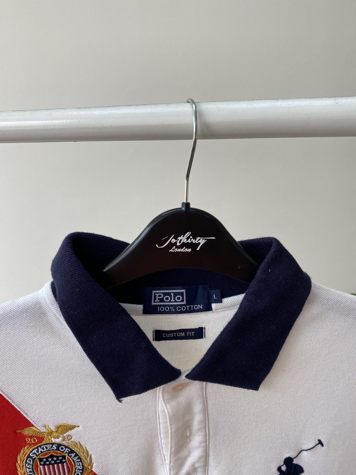 Polo Ralph Lauren × Vintage Vintage Polo Ralph Lauren United States USA Polo Shirt Size US L / EU 52-54 / 3 - 6 Thumbnail