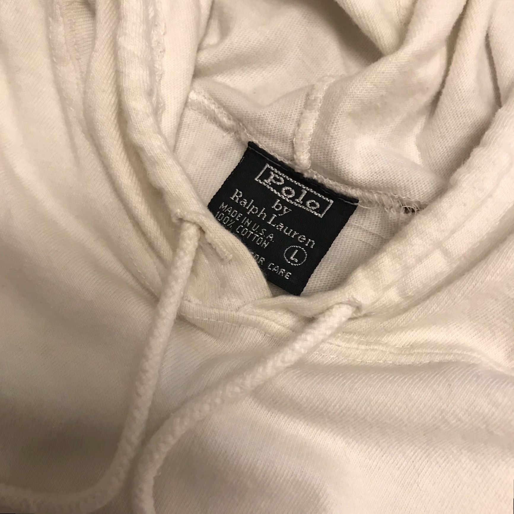Polo Ralph Lauren VINTAGE Polo Ralph Lauren Hoodie Sweatshirt Tennis US Open White Small Size US S / EU 44-46 / 1 - 4 Thumbnail