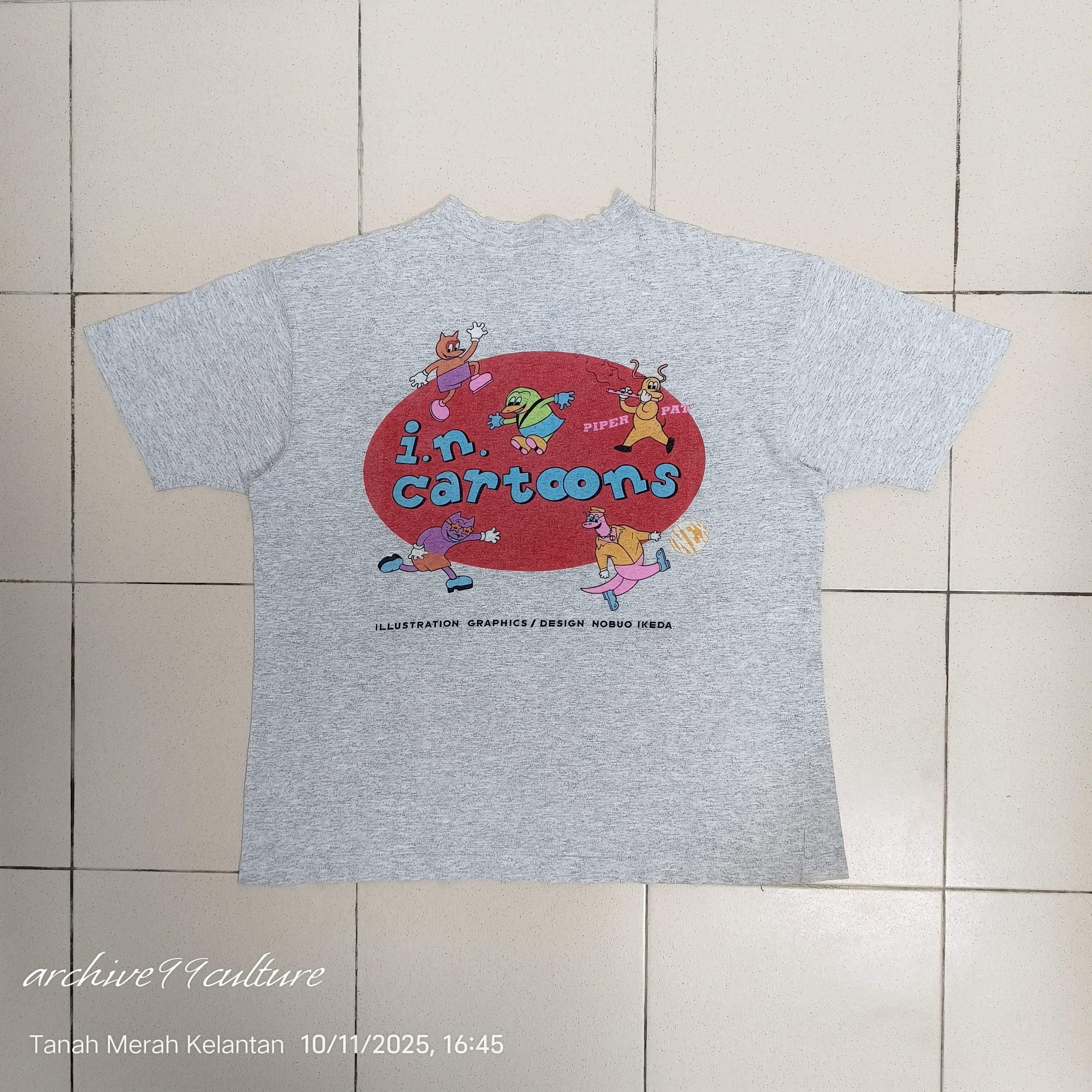 Mostly Heard Rarely Seen Vintage 90's Art i.n Express by Nobuo Ikeda tee Size US L / EU 52-54 / 3 - 2 Thumbnail