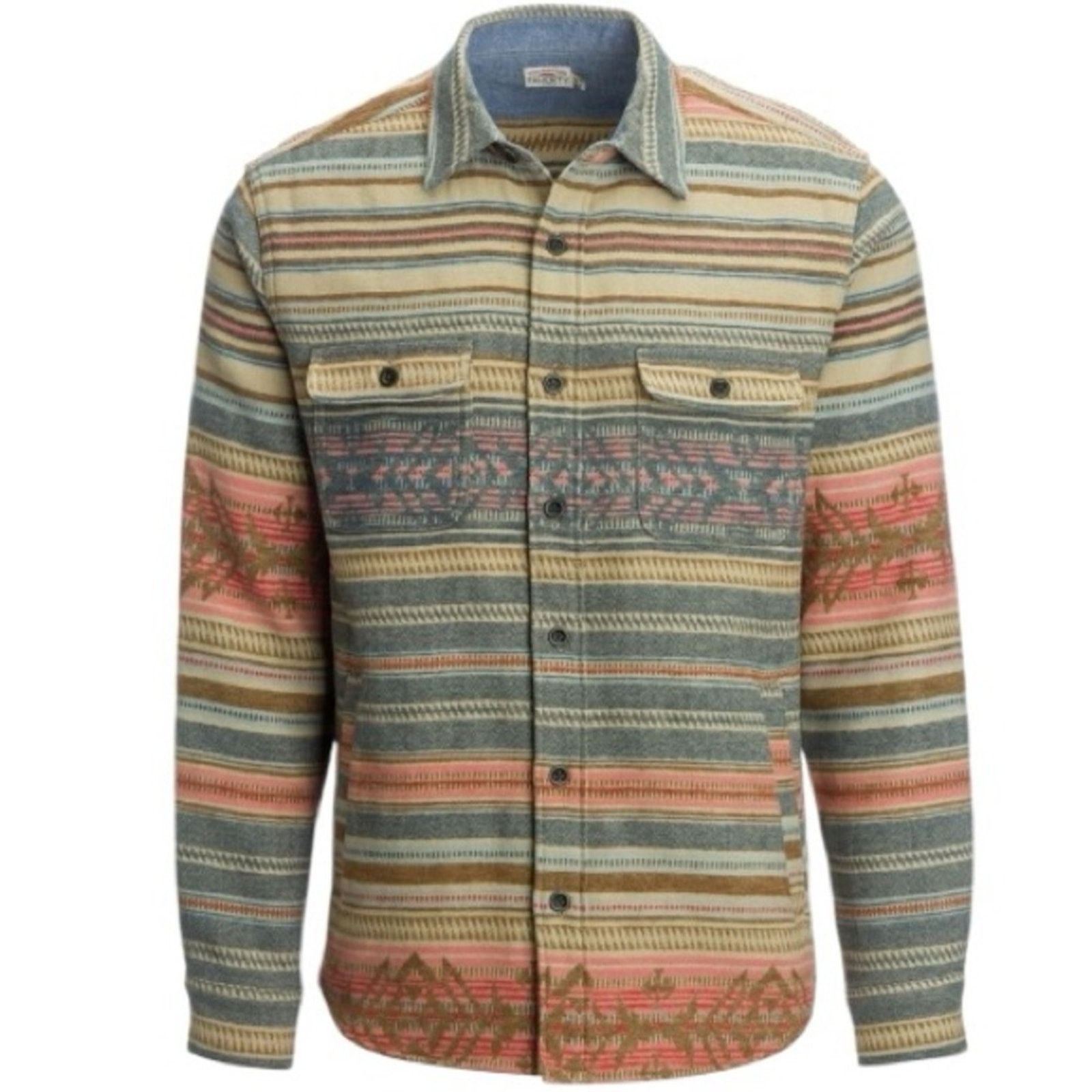 Faherty Faherty Durango CPO Workshirt Neskowin MED Southwest Aztec Size US M / EU 48-50 / 2 - 7 Thumbnail