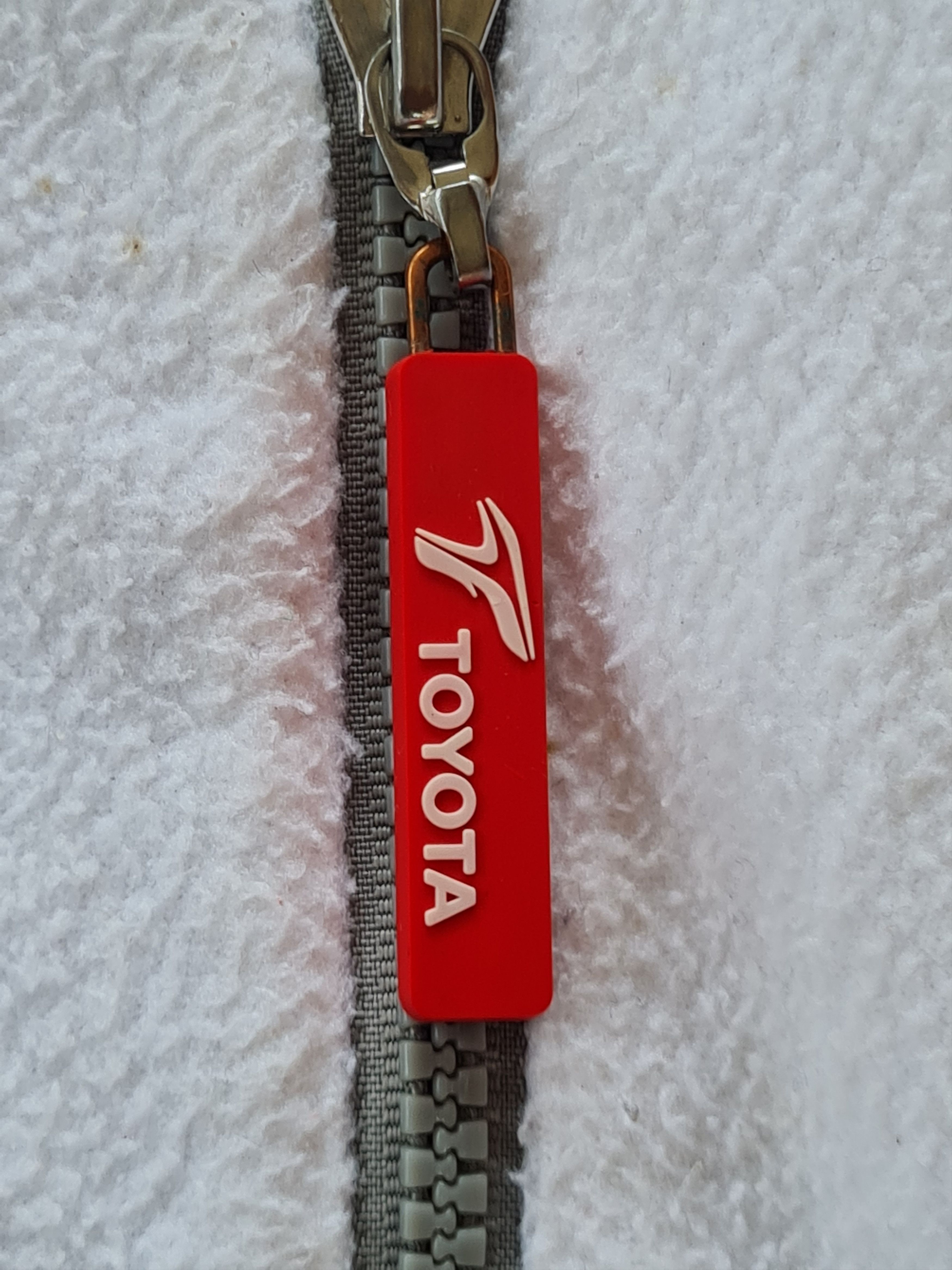 Japanese Brand × Vintage Vintage Toyota Fleece Jacket Zipper Size US L / EU 52-54 / 3 - 7 Thumbnail