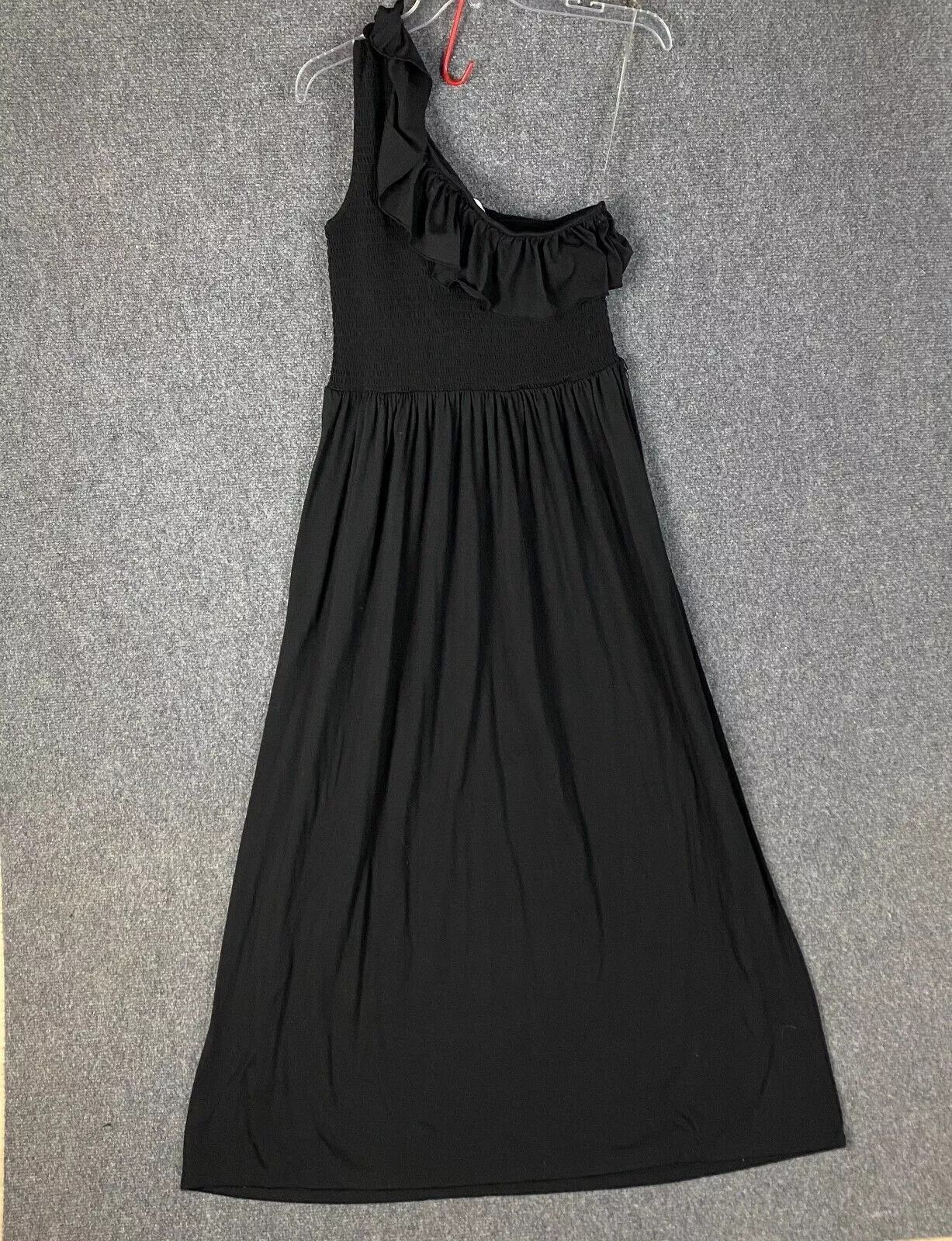 Other Derek Heart Dress Women's Large Maxi Polyester Blend Black L | Grailed