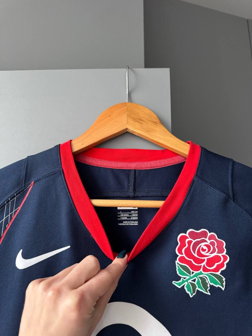 Nike Nike Vintage Rugby England Union Polo Size US L / EU 52-54 / 3 - 2 Thumbnail