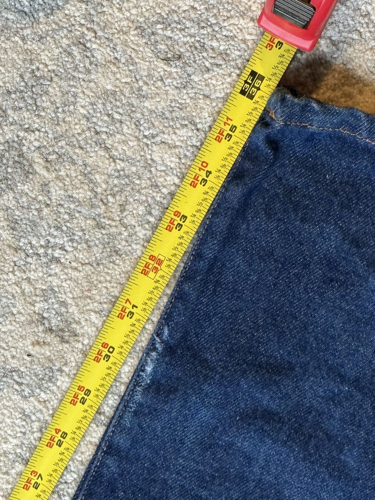Off-White Off white diagonals distressed denim jeans Size US 34 / EU 50 - 11 Thumbnail