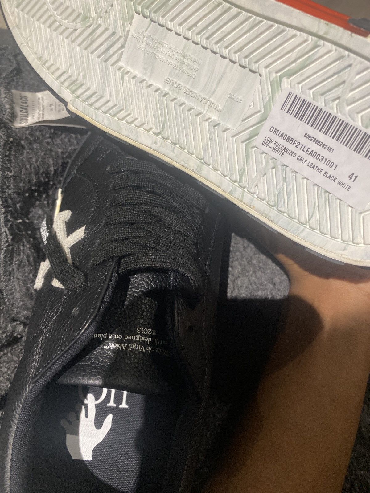 Off-White OFF WHITE LOW VULCANISED CALF LEATHER Size US 7 / EU 40 - 15 Thumbnail