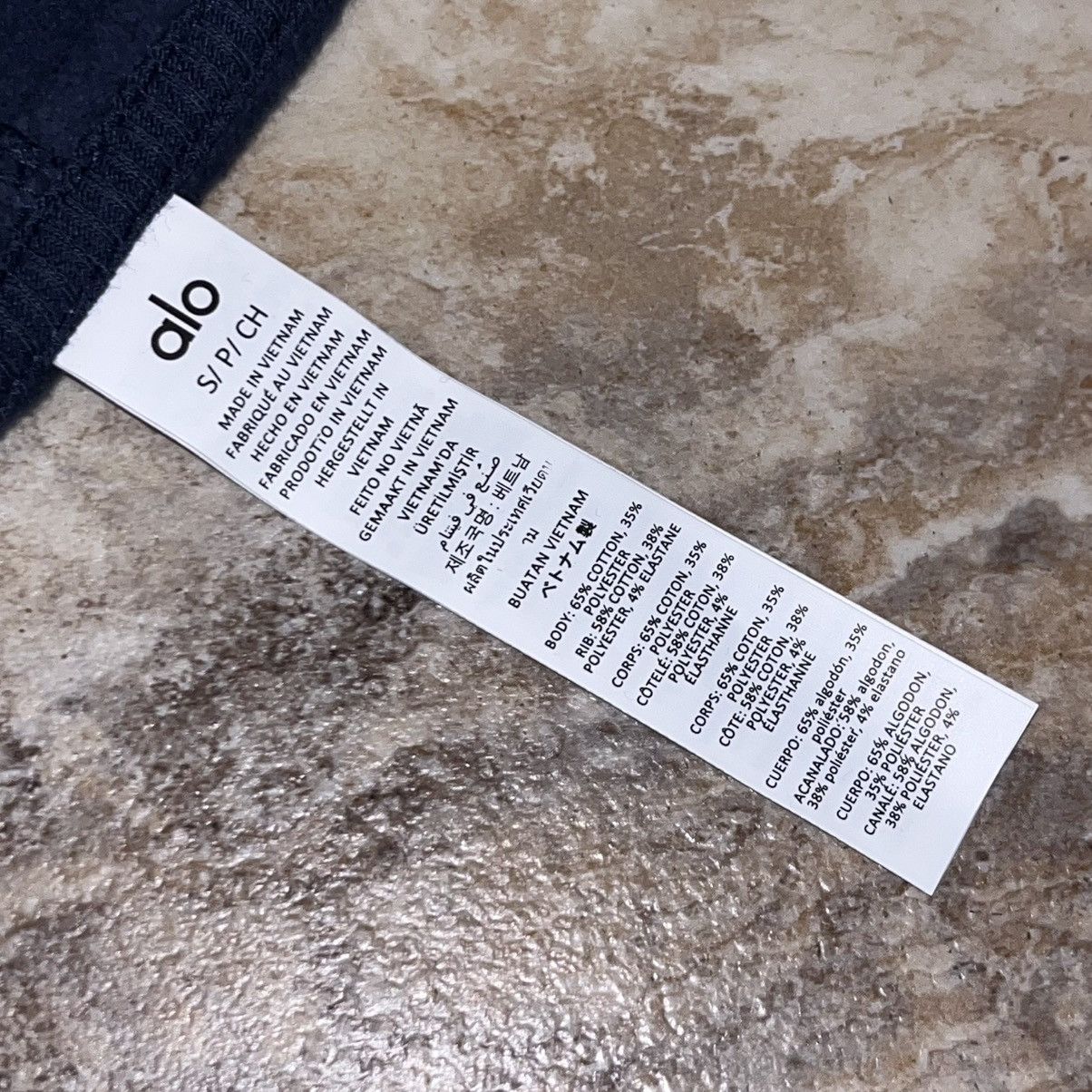 Alo Alo Yoga Accolade Hoodie Pullover Sweatshirt Navy Blue Small Size S / US 4 / IT 40 - 7 Thumbnail