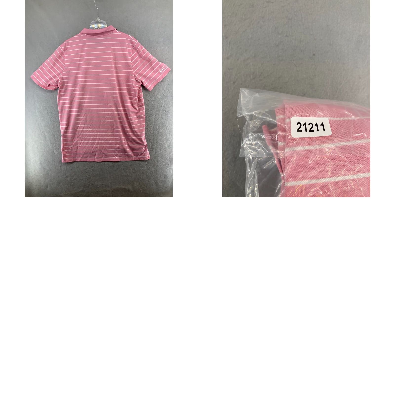 RLX Ralph Lauren VINTAGE RLX Ralph Lauren Polo Mens XL Pink Stripes Golf Size US XL / EU 56 / 4 - 8 Thumbnail