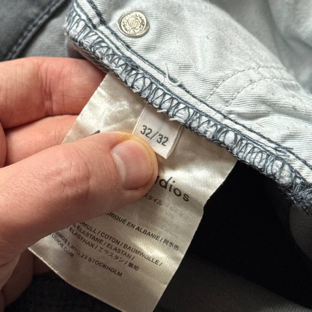 Acne Studios Acne Studios max darko graphite skinny jeans denim pants Size US 32 / EU 48 - 10 Thumbnail