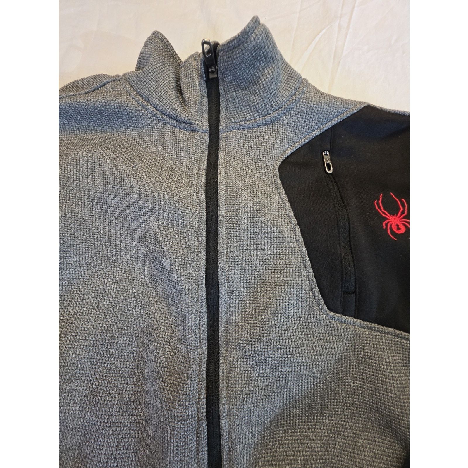 Spyder Spyder Full Zip Fleece Lined Grey Long sleeve Jacket Size US XL / EU 56 / 4 - 3 Thumbnail