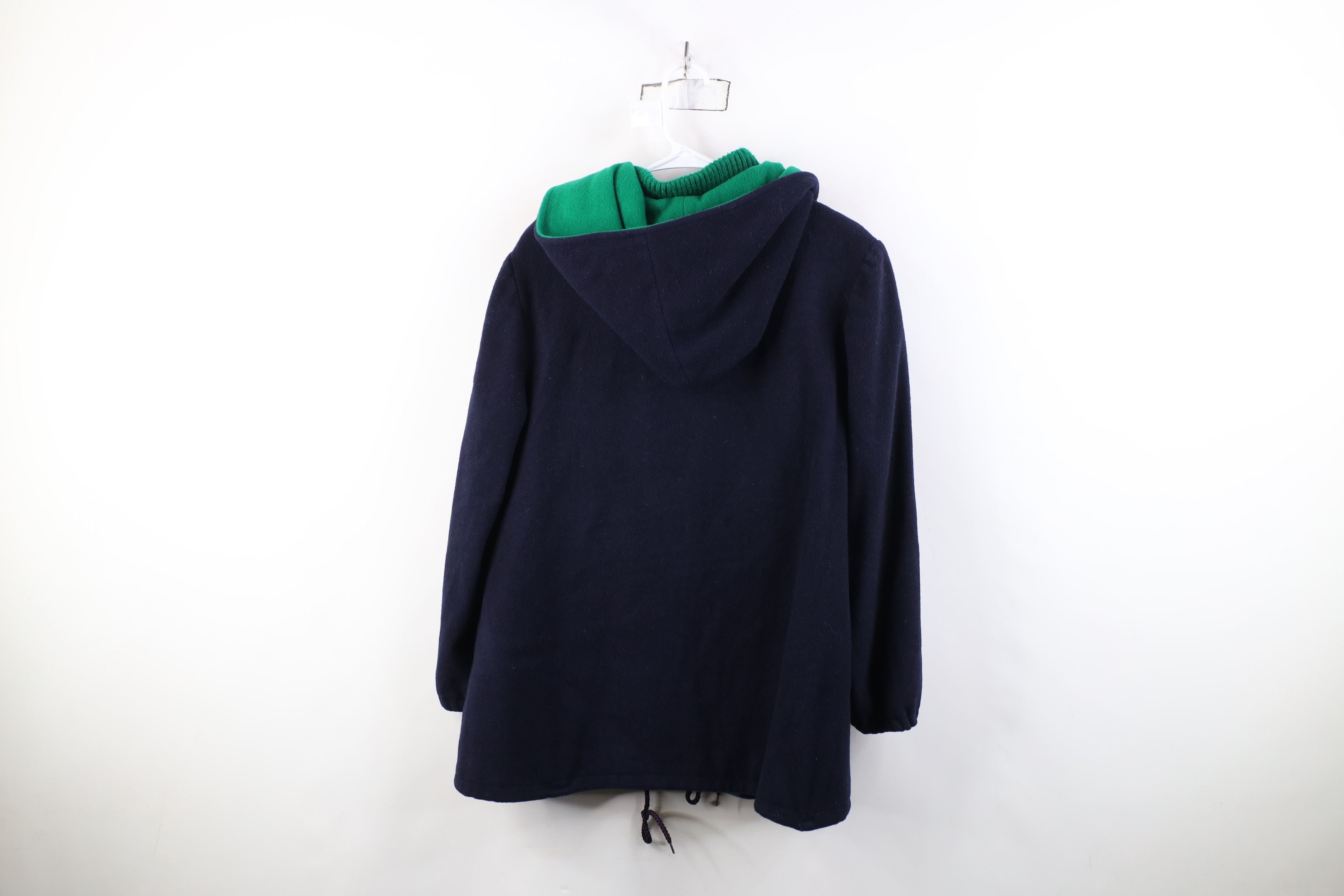 Vintage Vintage 50s 60s Streetwear Button Jacket Coat Navy Blue USA Size XL / US 12-14 / IT 48-50 - 13 Thumbnail