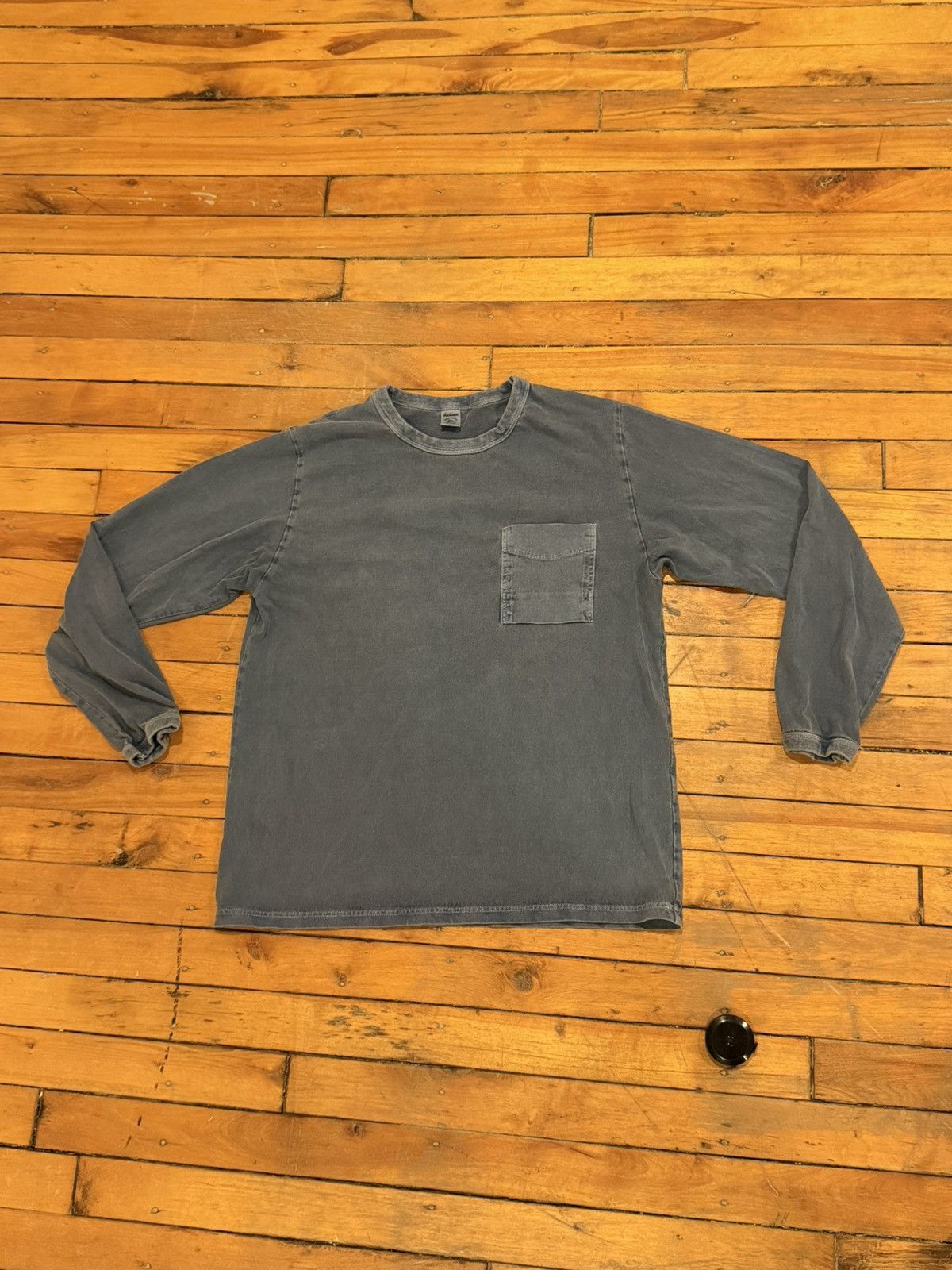 Jackman Jackman Tanabe Meriyasu garment dyed pocket long sleeve Size US L / EU 52-54 / 3 - 2 Thumbnail