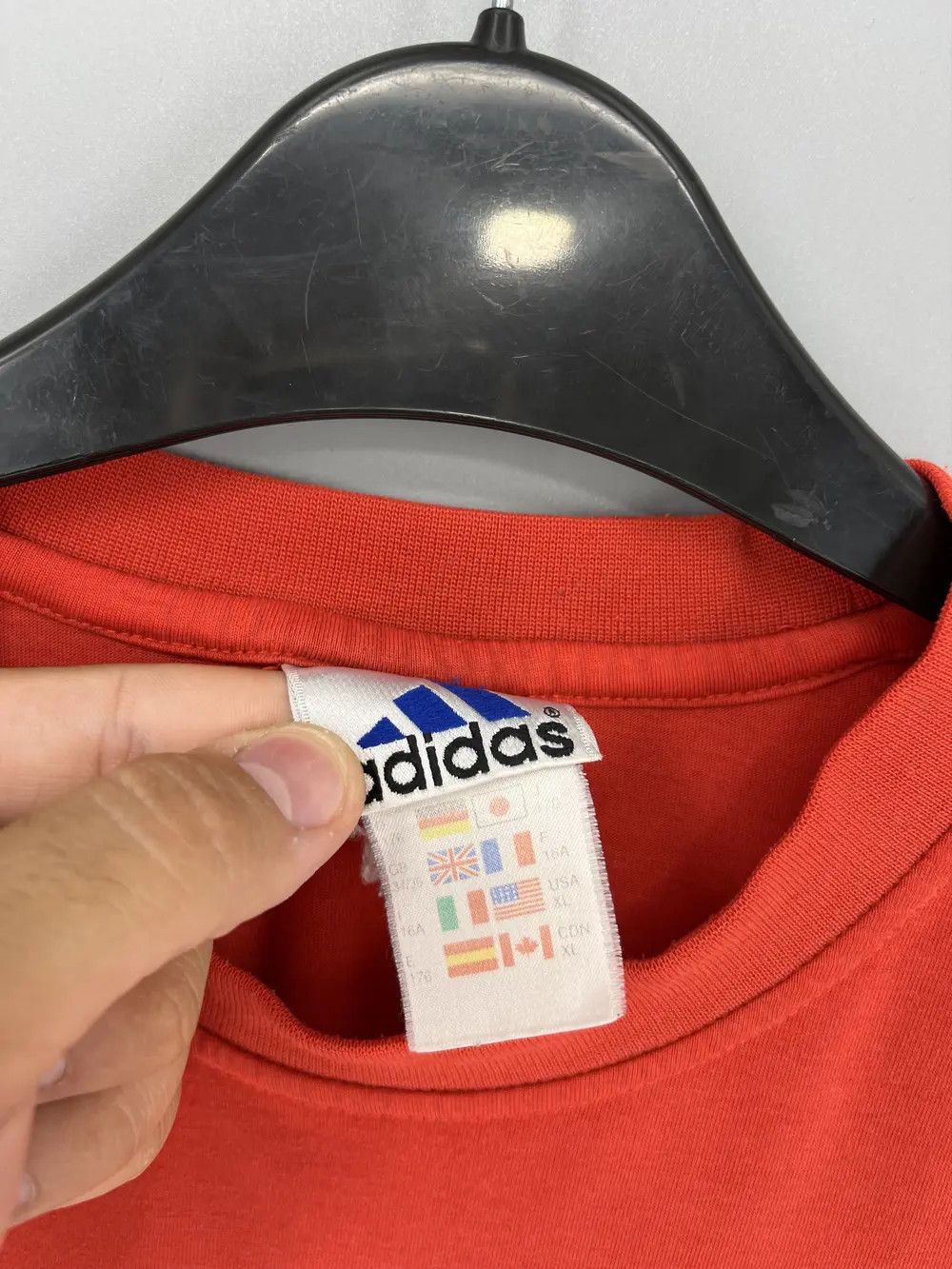 Other Vintage Y2K Adidas T-Shirt Big Logo Size US XL / EU 56 / 4 - 7 Thumbnail