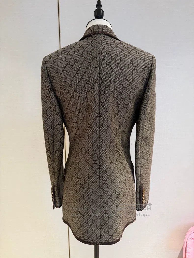 Gucci Gucci Full-printed old-fashioned suit jacket Size XS / US 0-2 / IT 36-38 - 2 Thumbnail