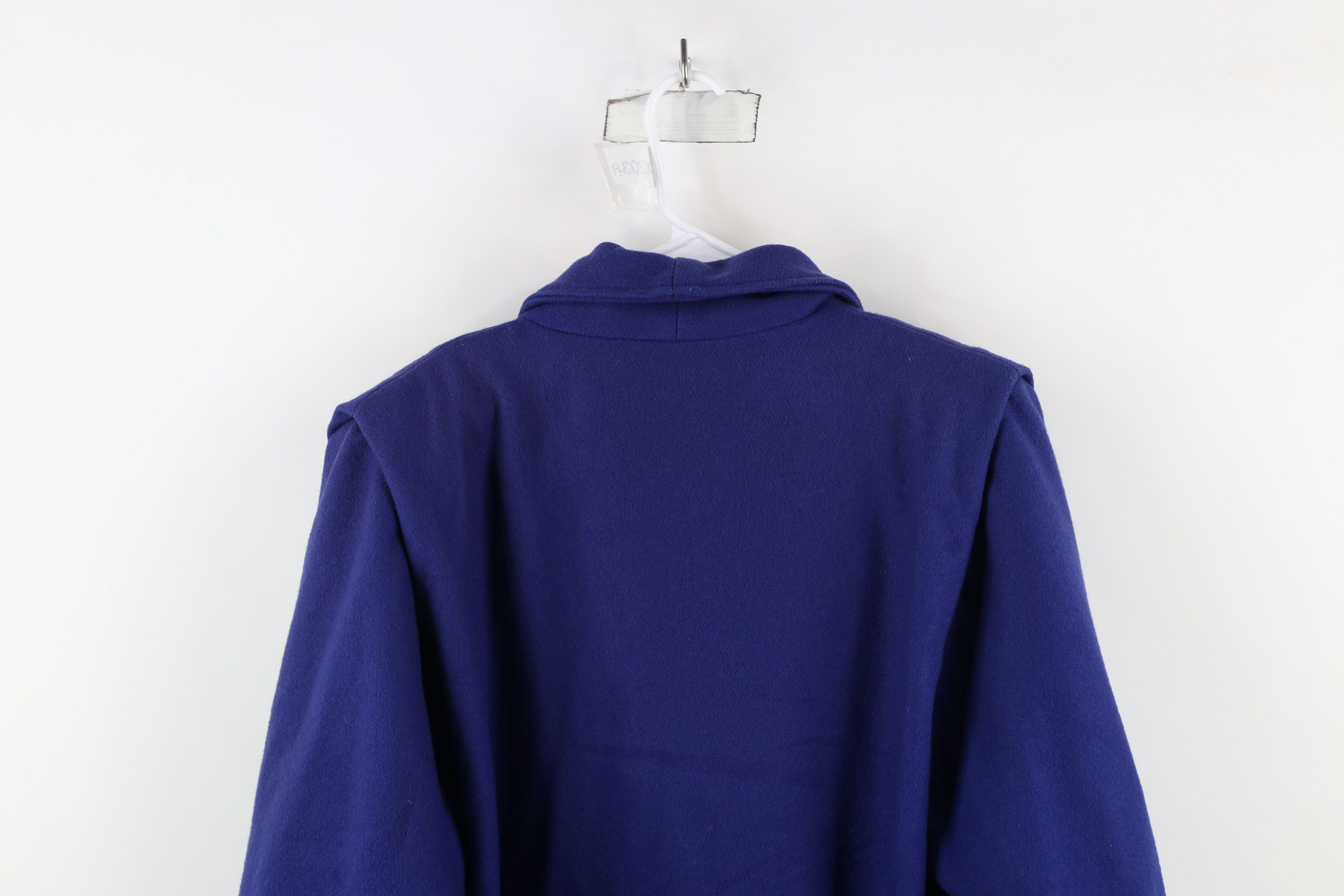 Vintage Vintage 70s Streetwear Breasted Wool Trench Coat Jacket Size XXL / US 16-18 / IT 52-54 - 12 Thumbnail