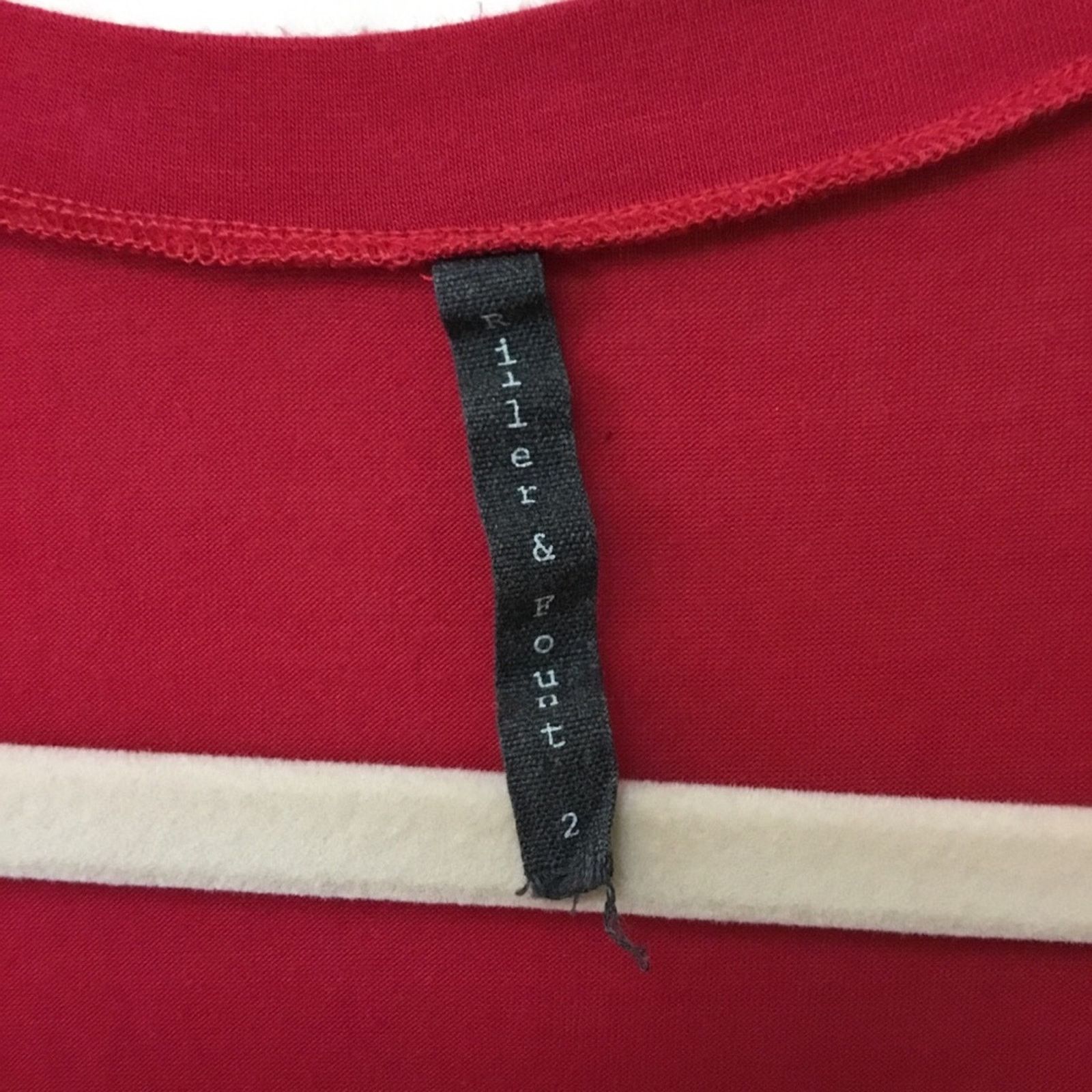 Other Riller & Fount Red Long Sleeve Top Size XS / US 0-2 / IT 36-38 - 3 Thumbnail