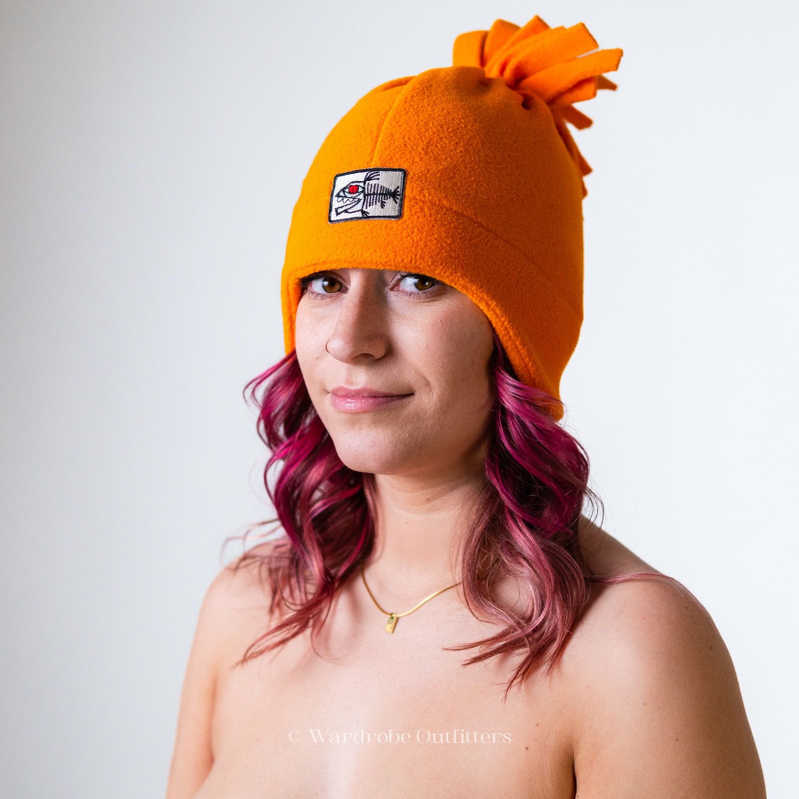 Vintage RARE Vintage 90 Screamer Fleece Snowboarding Ski Hat PomPom Size ONE SIZE - 1 Thumbnail