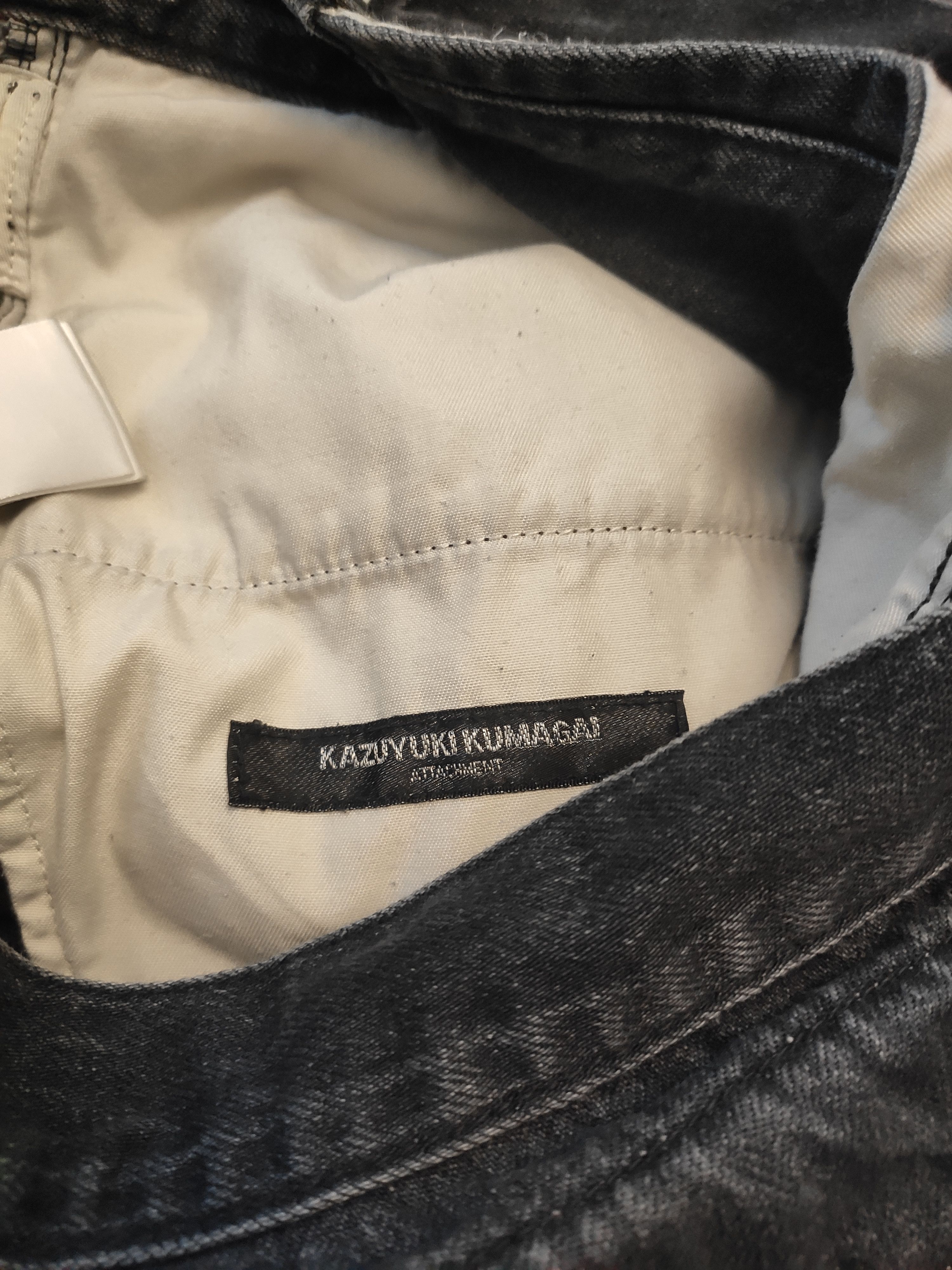 Kazuyuki Kumagai Attachment 11.5oz ASYMMETRIC DENIM Size US 34 / EU 50 - 10 Thumbnail