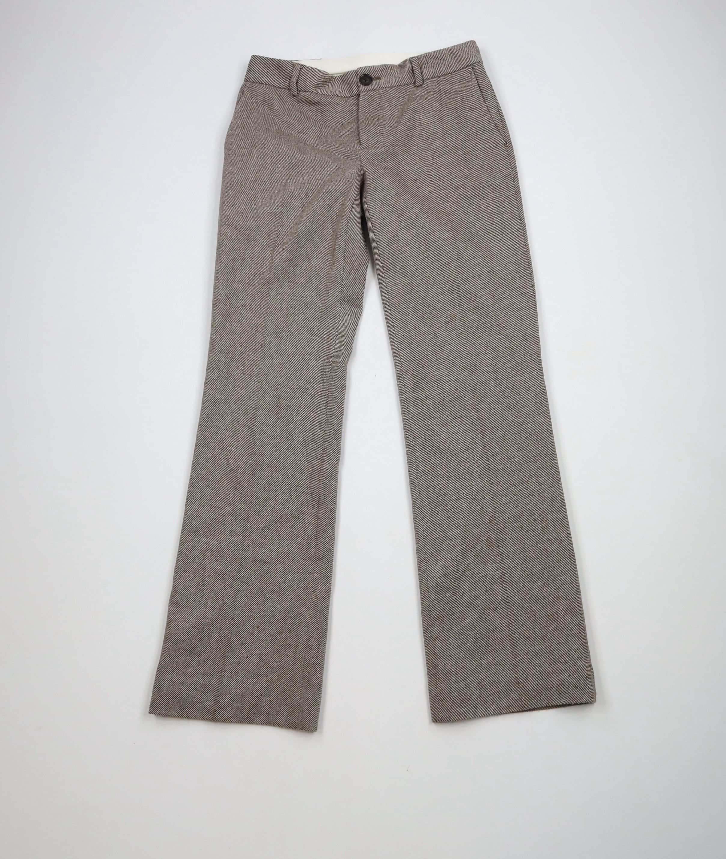 Banana Republic × Vintage Vintage Y2K Banana Republic Wool Blend Wide Leg Chino Pants Size 26" / US 2 / IT 38 - 1 Thumbnail