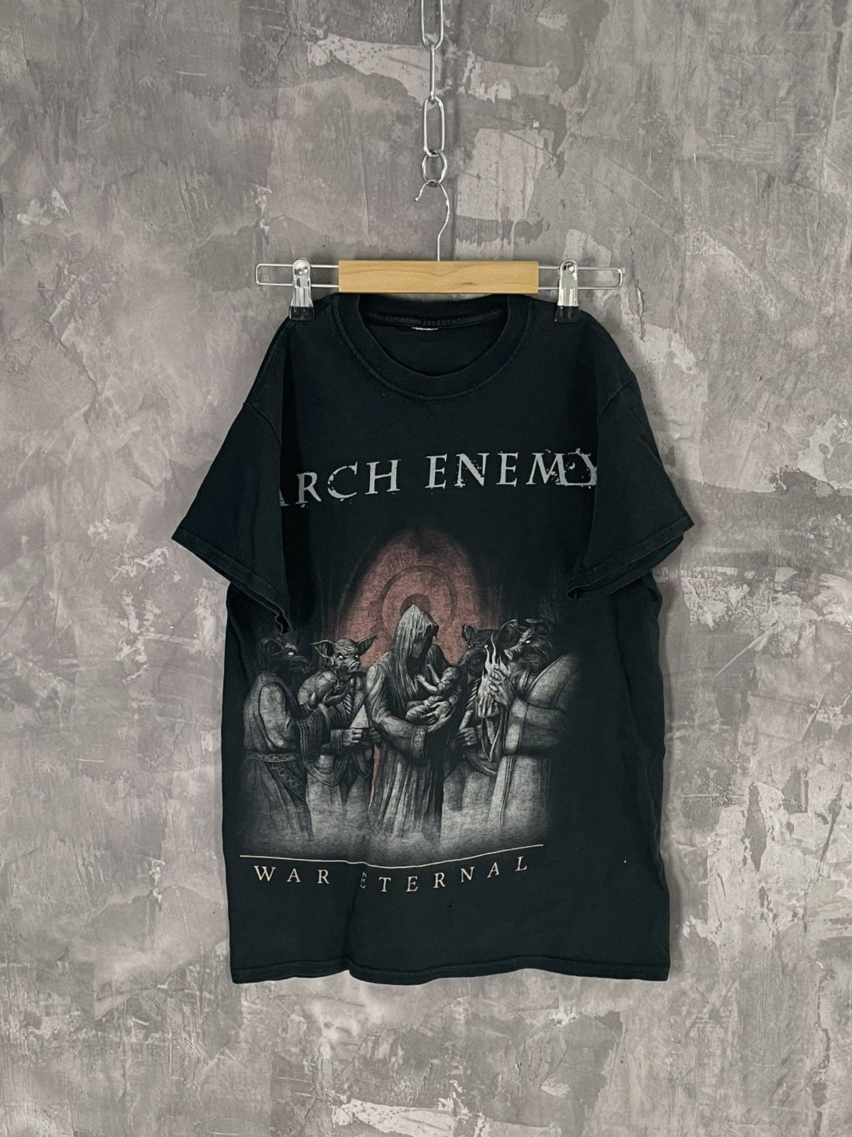 Band Tees × Vintage Vintage Arch Enemy Punk Rock Y2K T-Shirt Size US S / EU 44-46 / 1 - 1 Thumbnail
