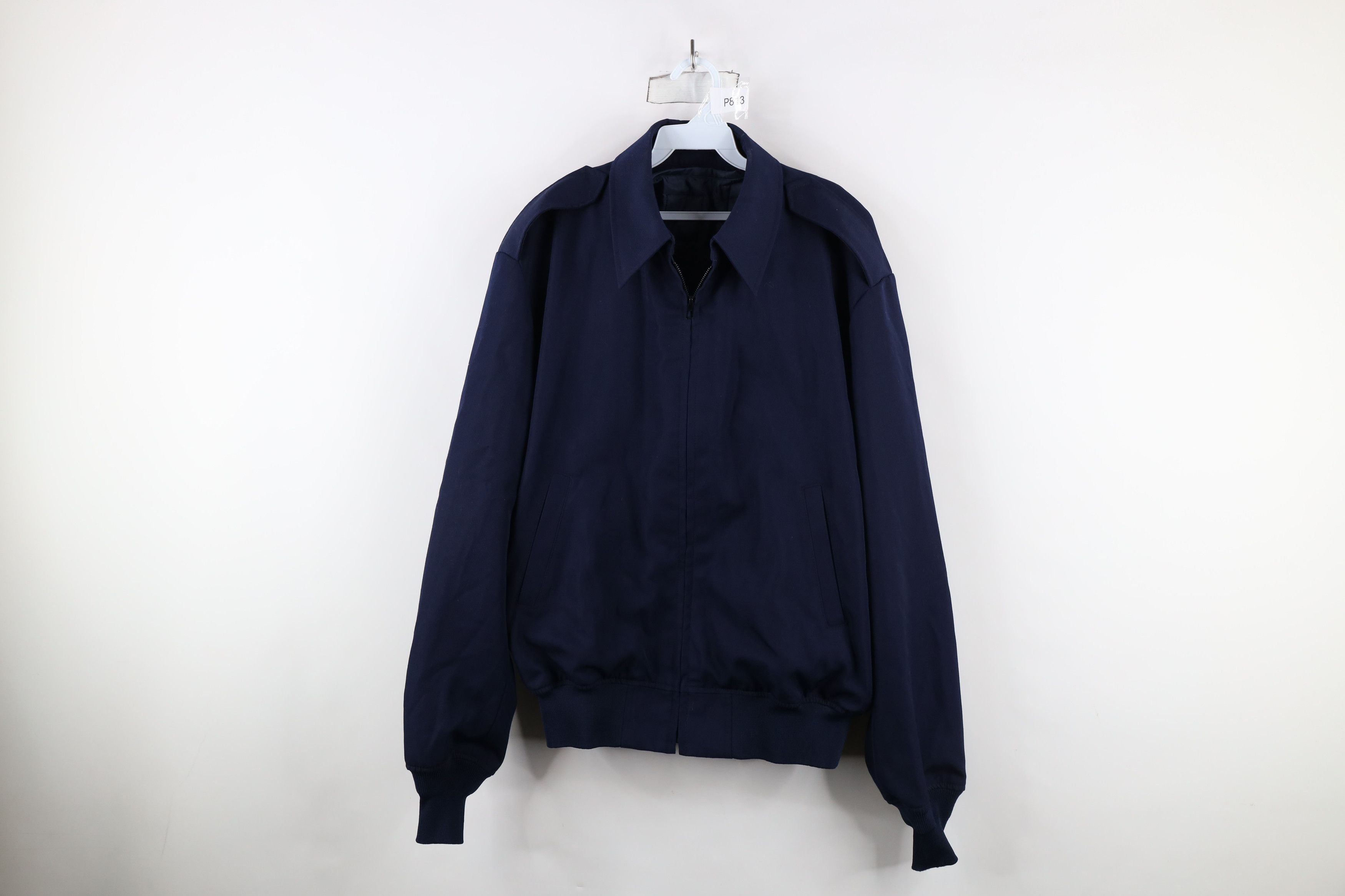 Vintage Vintage Y2K 2001 Military Bomber Jacket with Liner Blue USA Size US XL / EU 56 / 4 - 1 Thumbnail