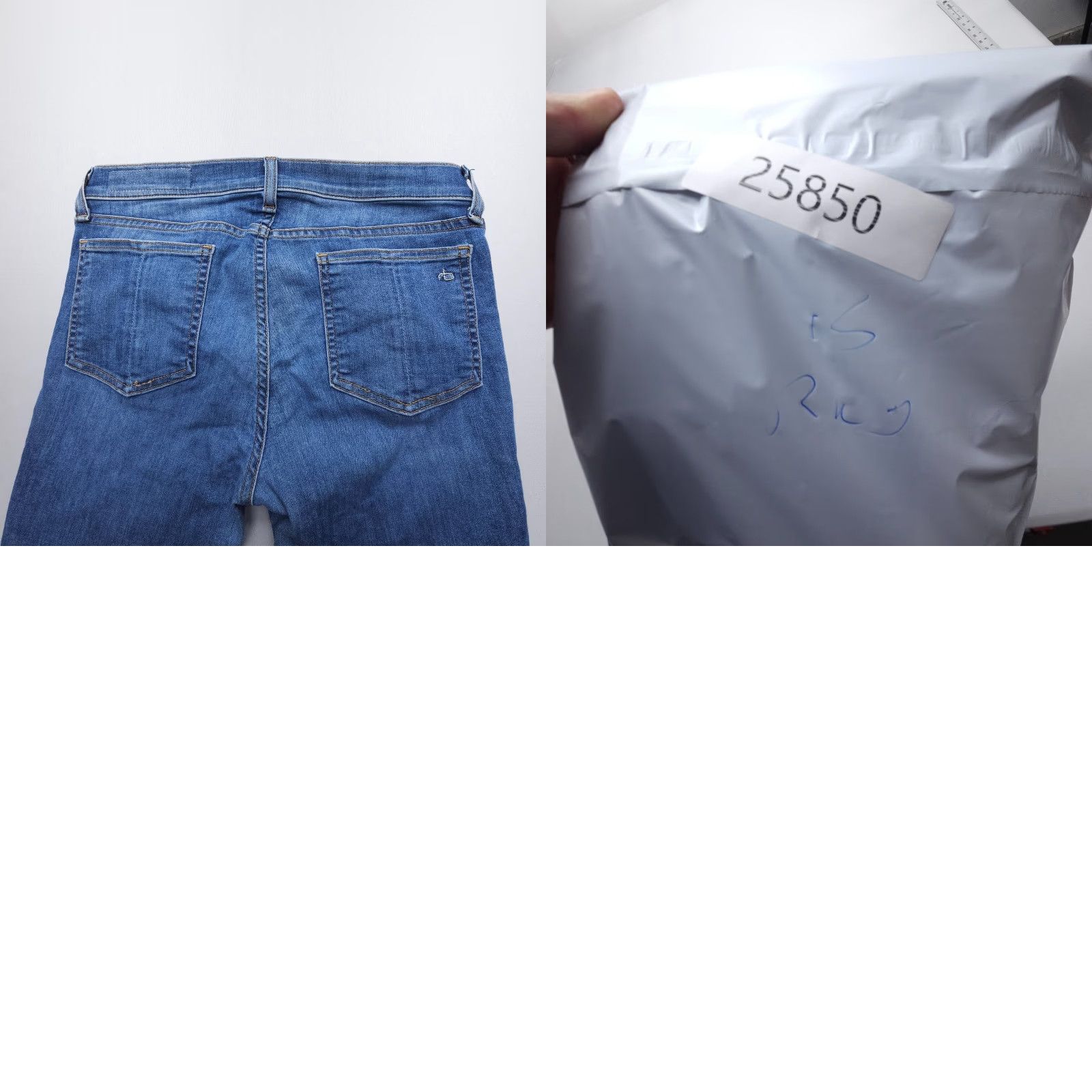 Rag & Bone rag & bone Jeans Skinny 5-Pocket Blue Low Rise 27" Inseam Size 29 Women United States Size 29" - 9 Thumbnail
