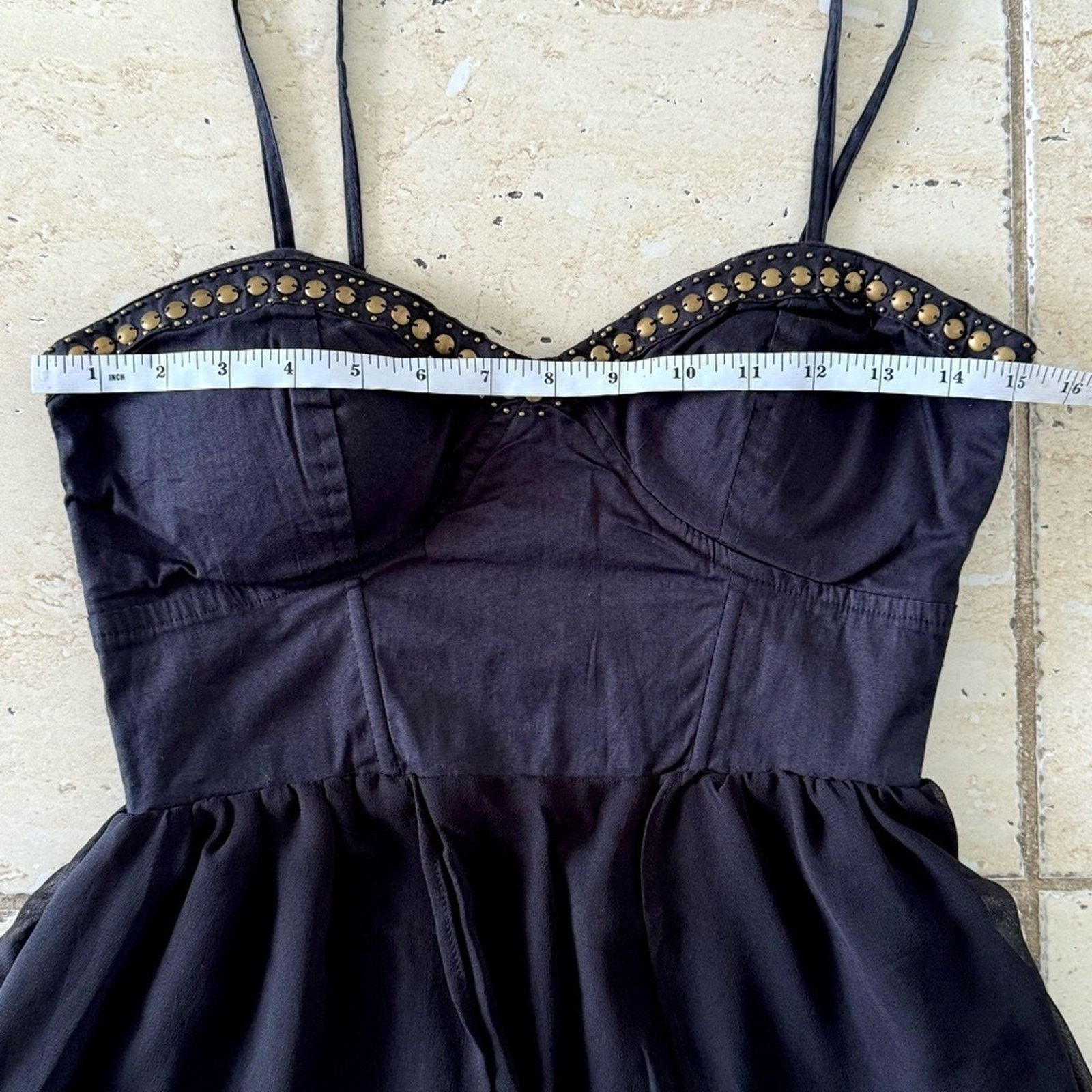 Other ANGIE Black Top with studs, Size M Size M / US 6-8 / IT 42-44 - 7 Thumbnail
