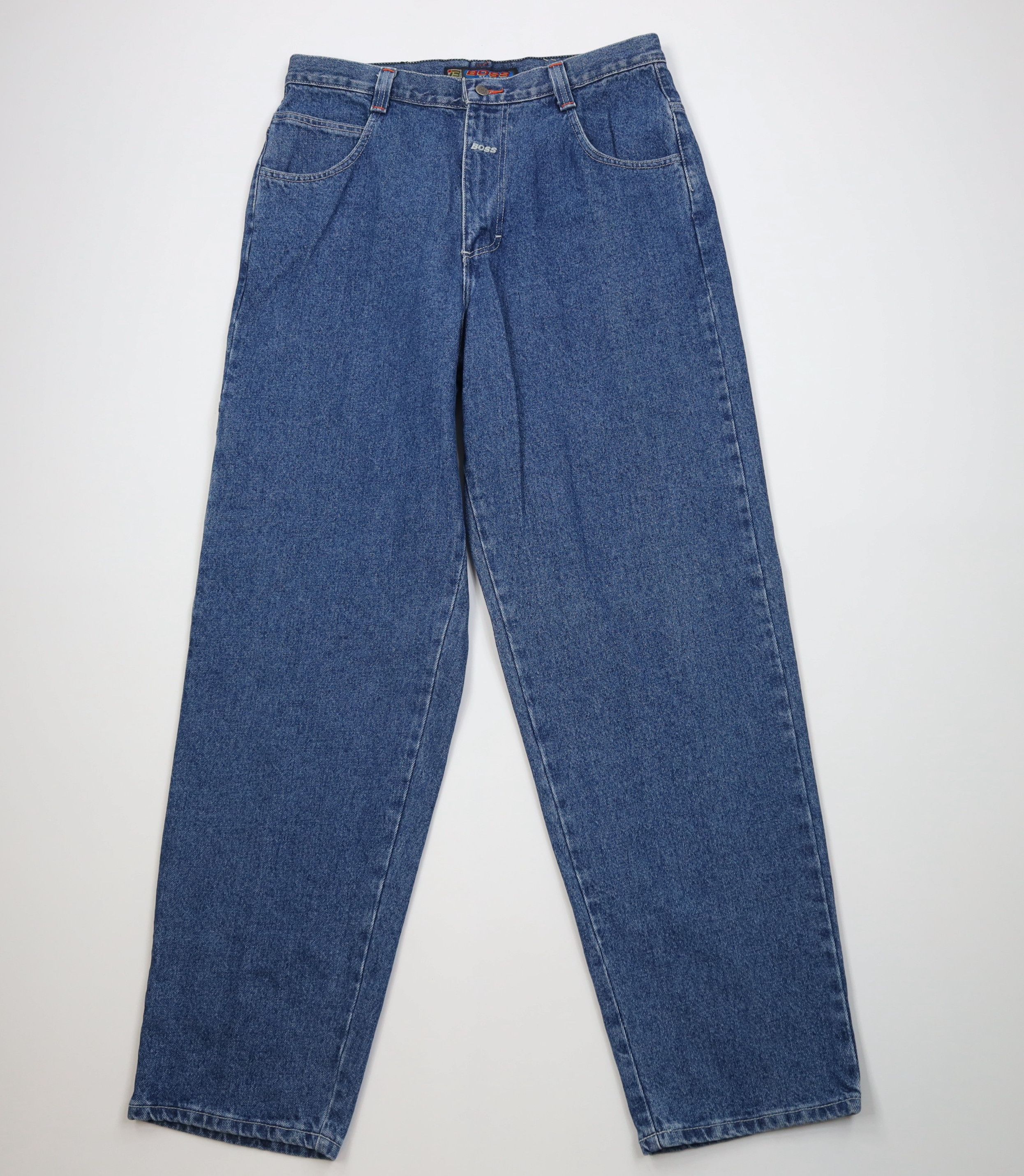 Vintage Deadstock Vintage 90s Boss Streetwear Wide Leg Jeans Size US 36 / EU 52 - 1 Thumbnail