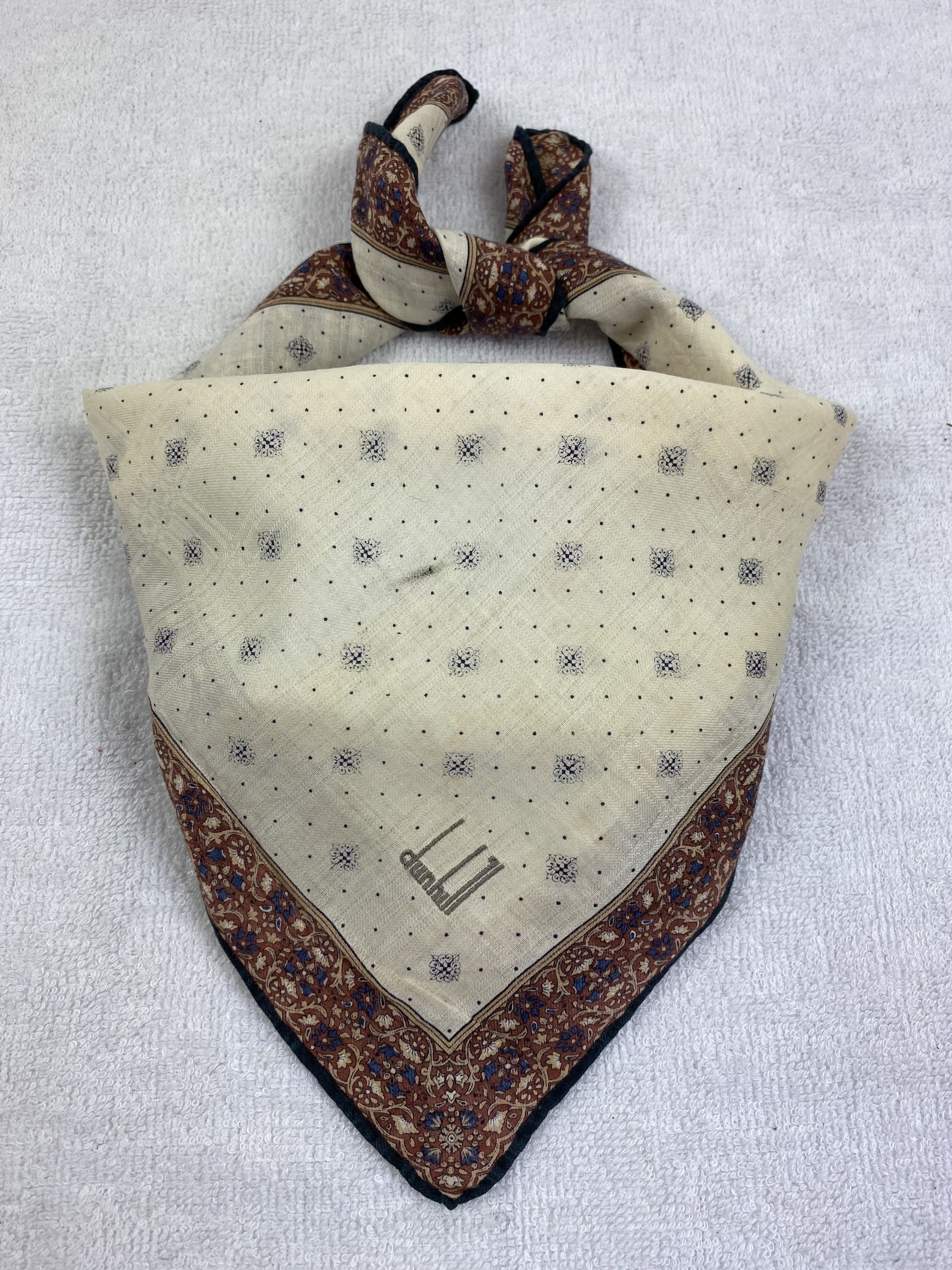 Alfred Dunhill × Vintage Alfred Dunhill Handkerchief / Bandana / Neckerchief Size ONE SIZE - 1 Thumbnail