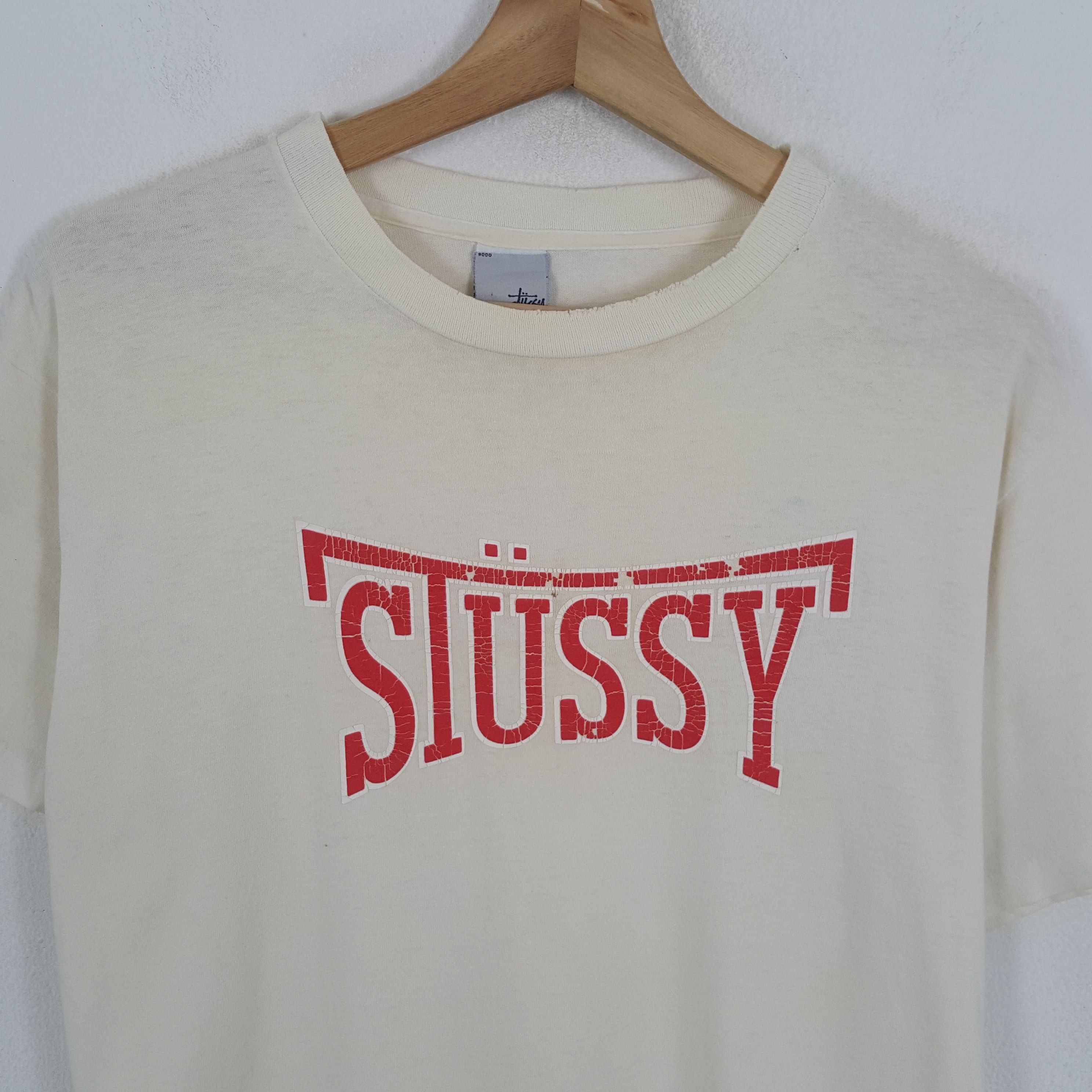 Stussy × Vintage Vintage 90's STUSSY x Lonsdale Design Style T-shirts Size M / US 6-8 / IT 42-44 - 2 Thumbnail