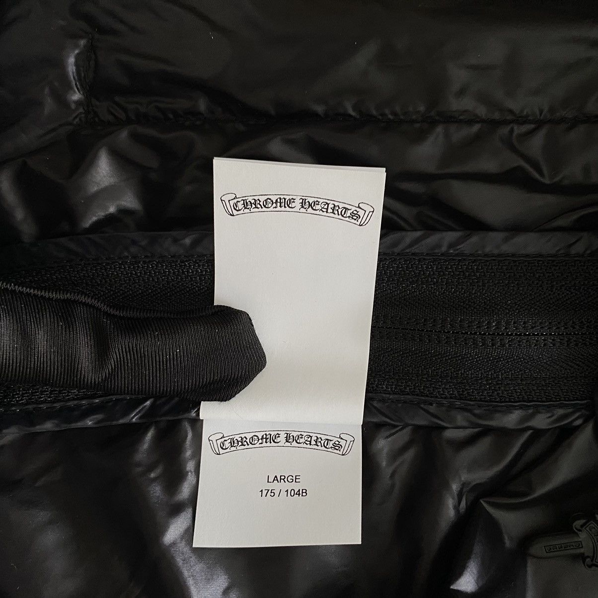 Chrome Hearts CHROME HEARTS SUBMISSION DAGGER ZIPPULL VEST BLACK POLY Size US L / EU 52-54 / 3 - 12 Thumbnail