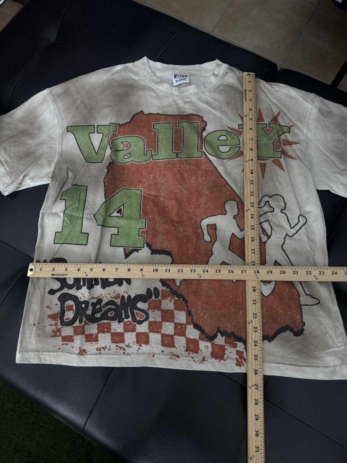 Vale Valley White “Summer Dreams” Tee Size XL (NEW) Size US XL / EU 56 / 4 - 6 Thumbnail