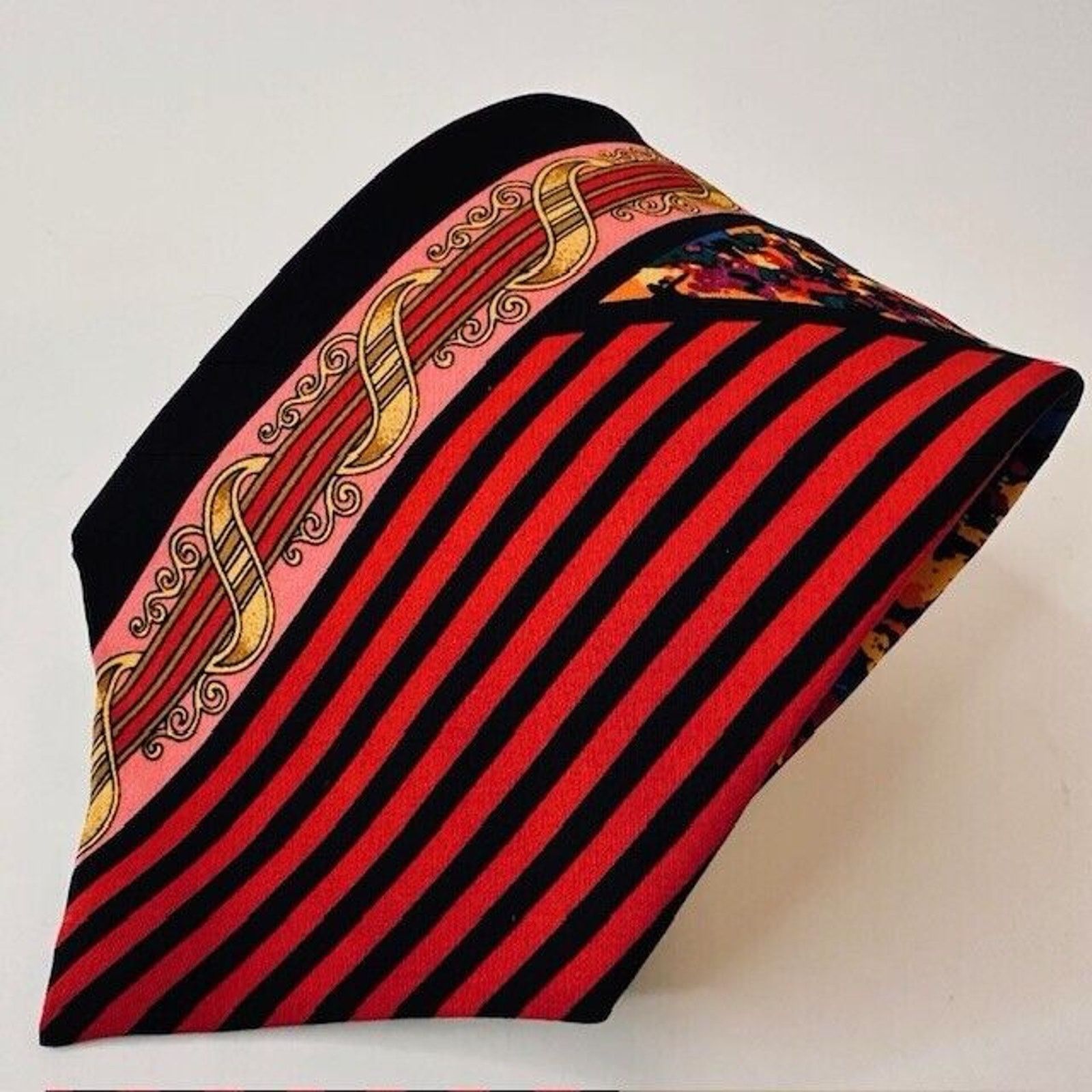 Other Rush Limbaugh Tie No Boundaries Collection Abstract /Stripes Size ONE SIZE - 5 Thumbnail
