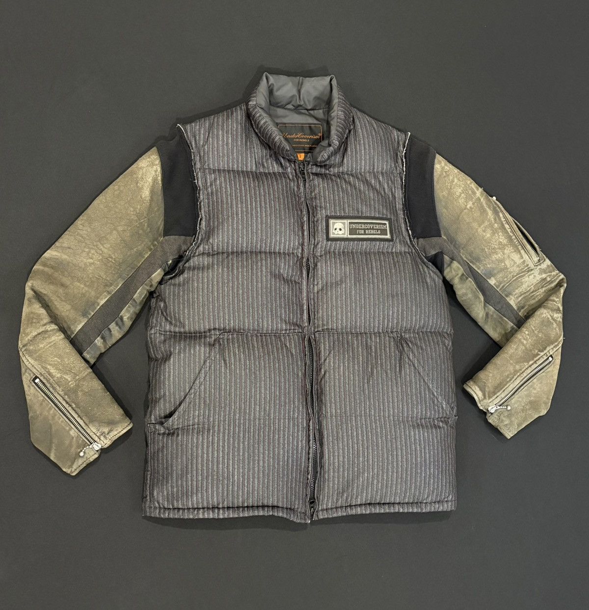 Undercover Undercover AW05 Hybrid Leather Puffer Jacket Size US M / EU 48-50 / 2 - 1 Thumbnail