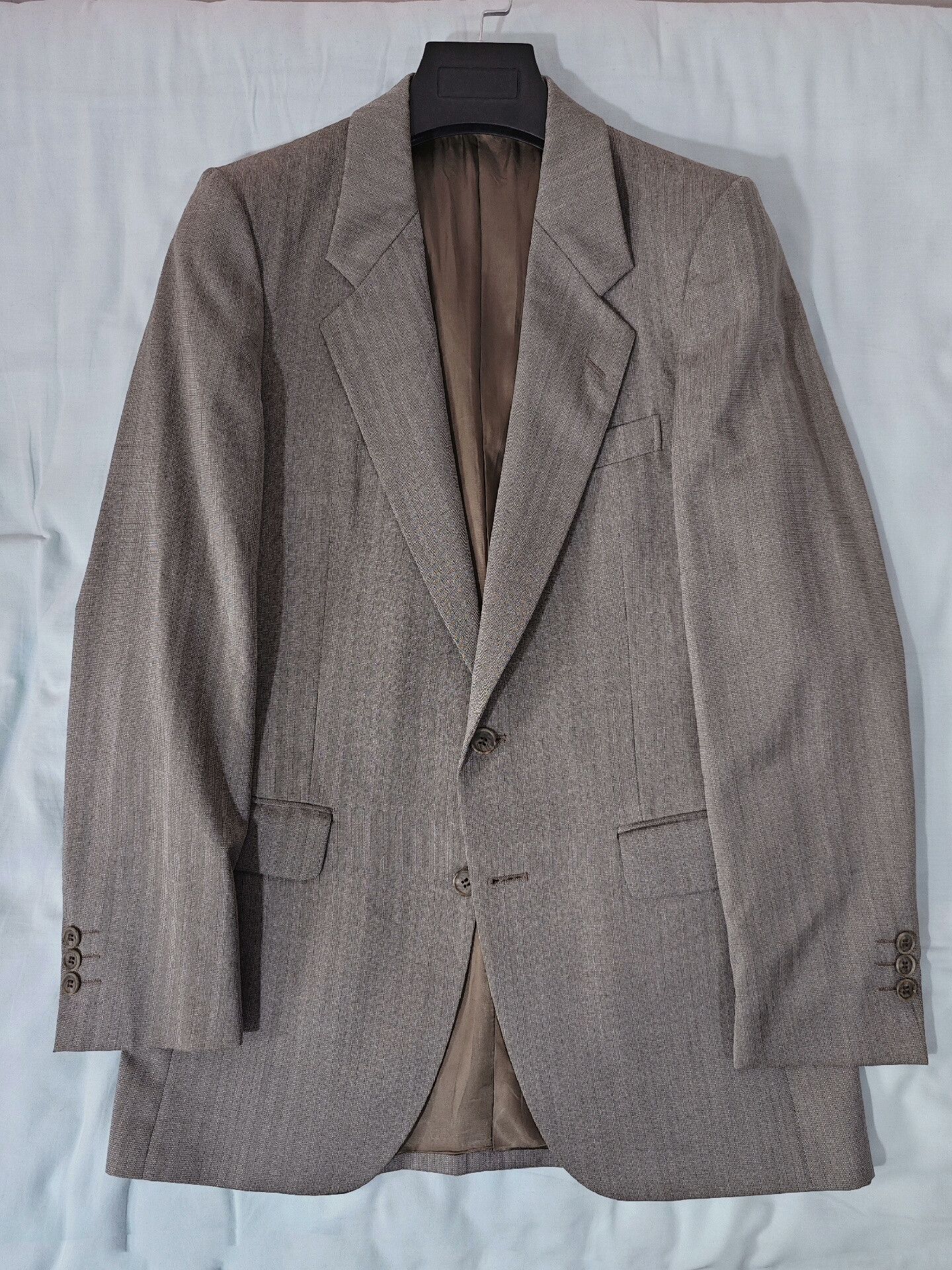 YSL Vintage Wool Suit in Gray