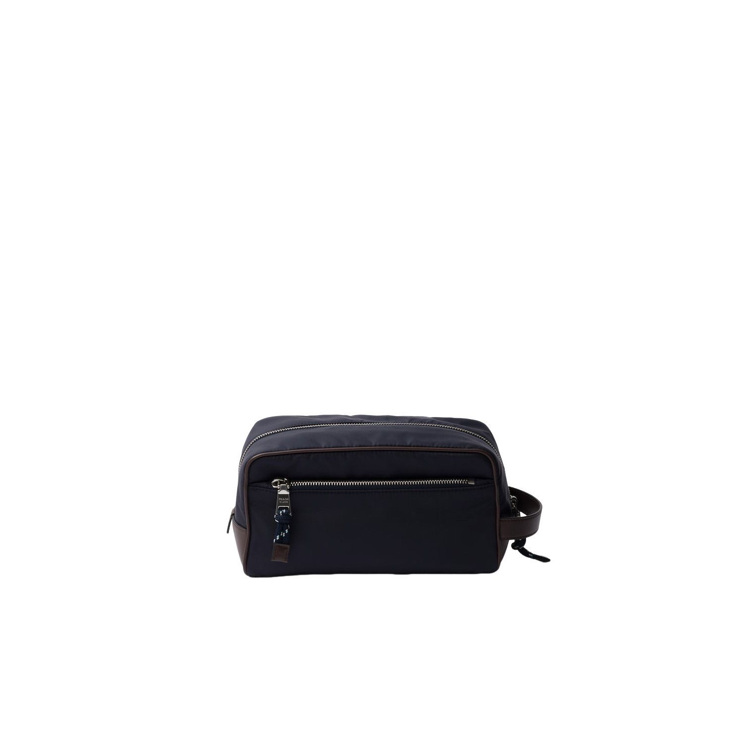 Prada PRADA $1070 Navy Speedrock Re-Nylon Pouch Bag New & Authenti Size ONE SIZE - 3 Thumbnail