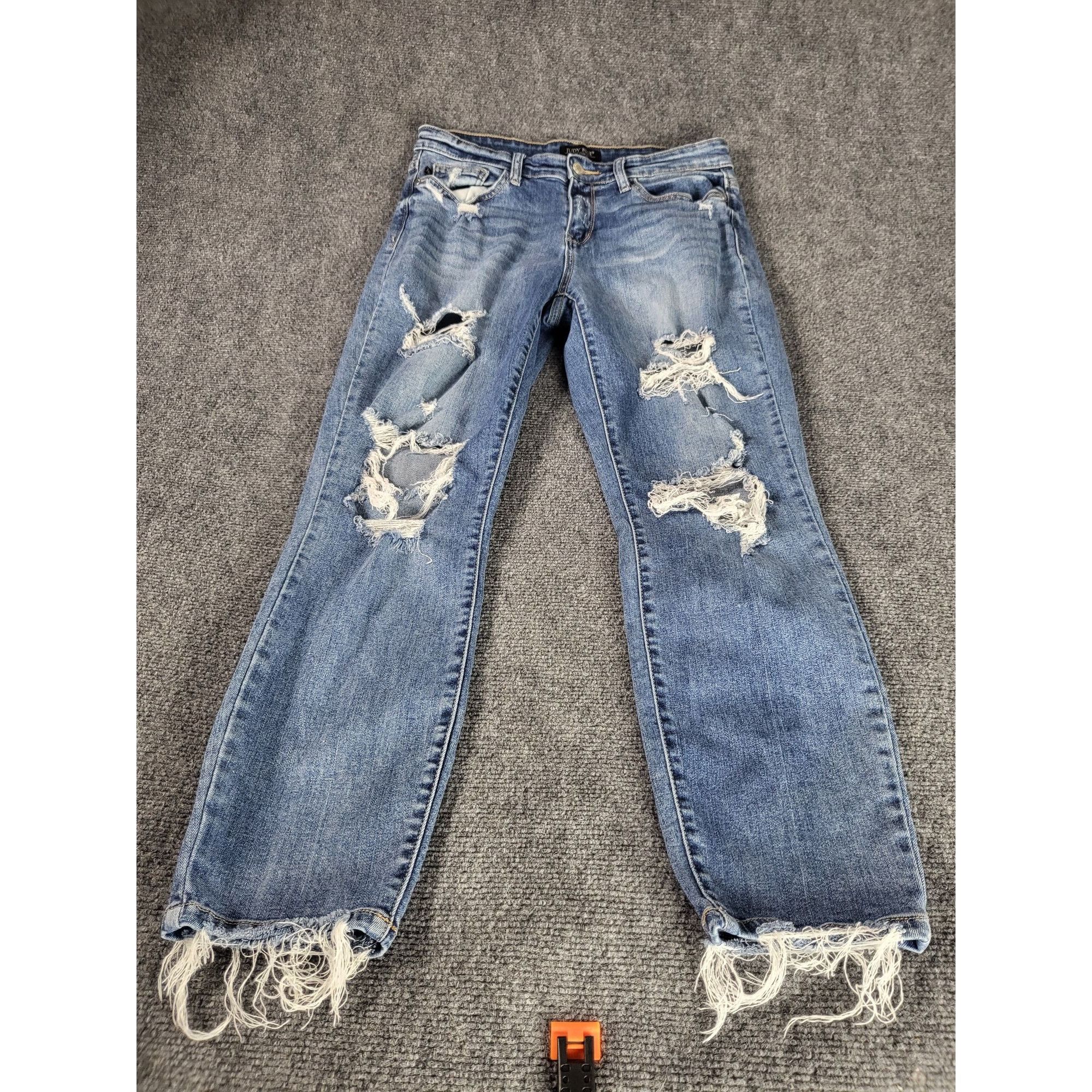 Judy Blue Judy Blue Los Angeles Jeans Women Sz 7/28 Boyfriend Fit Dist Size 28" / US 6 / IT 42 - 1 Thumbnail